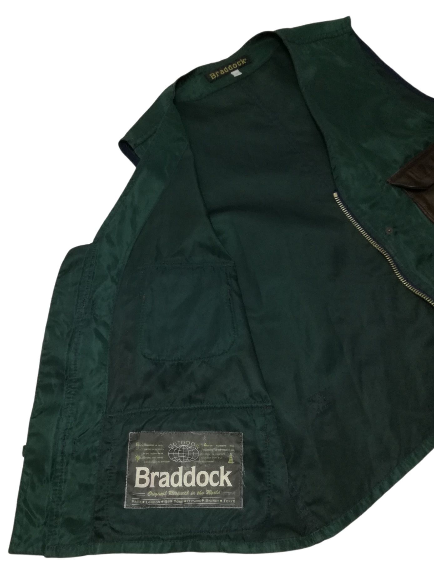 Braddock 🔥DOPE!!! Braddock Tactical Cargo Leather Pocket Strap Vest Size US L / EU 52-54 / 3 - 8 Thumbnail
