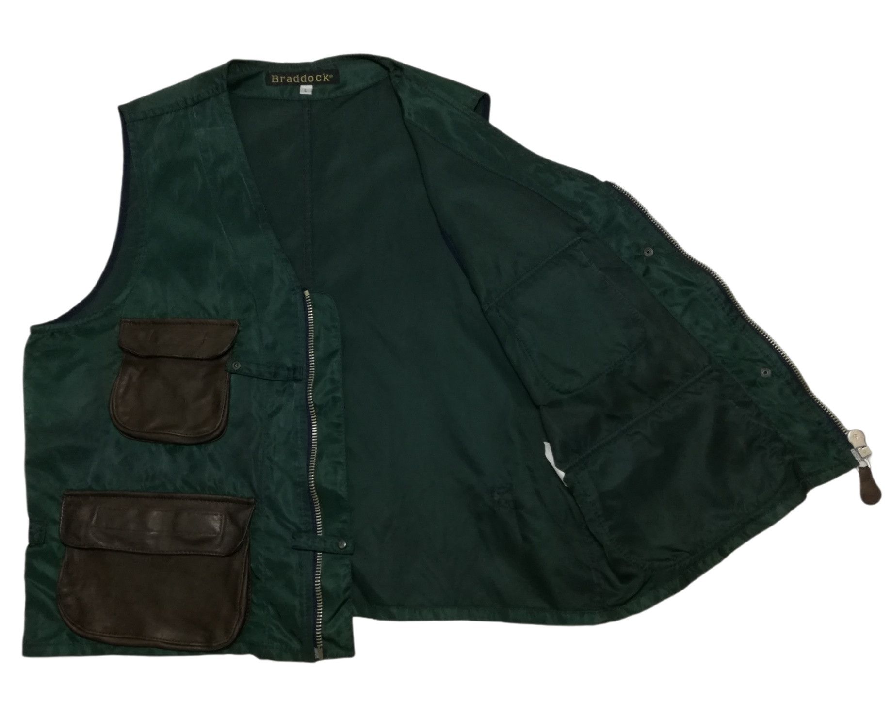Braddock 🔥DOPE!!! Braddock Tactical Cargo Leather Pocket Strap Vest Size US L / EU 52-54 / 3 - 7 Thumbnail