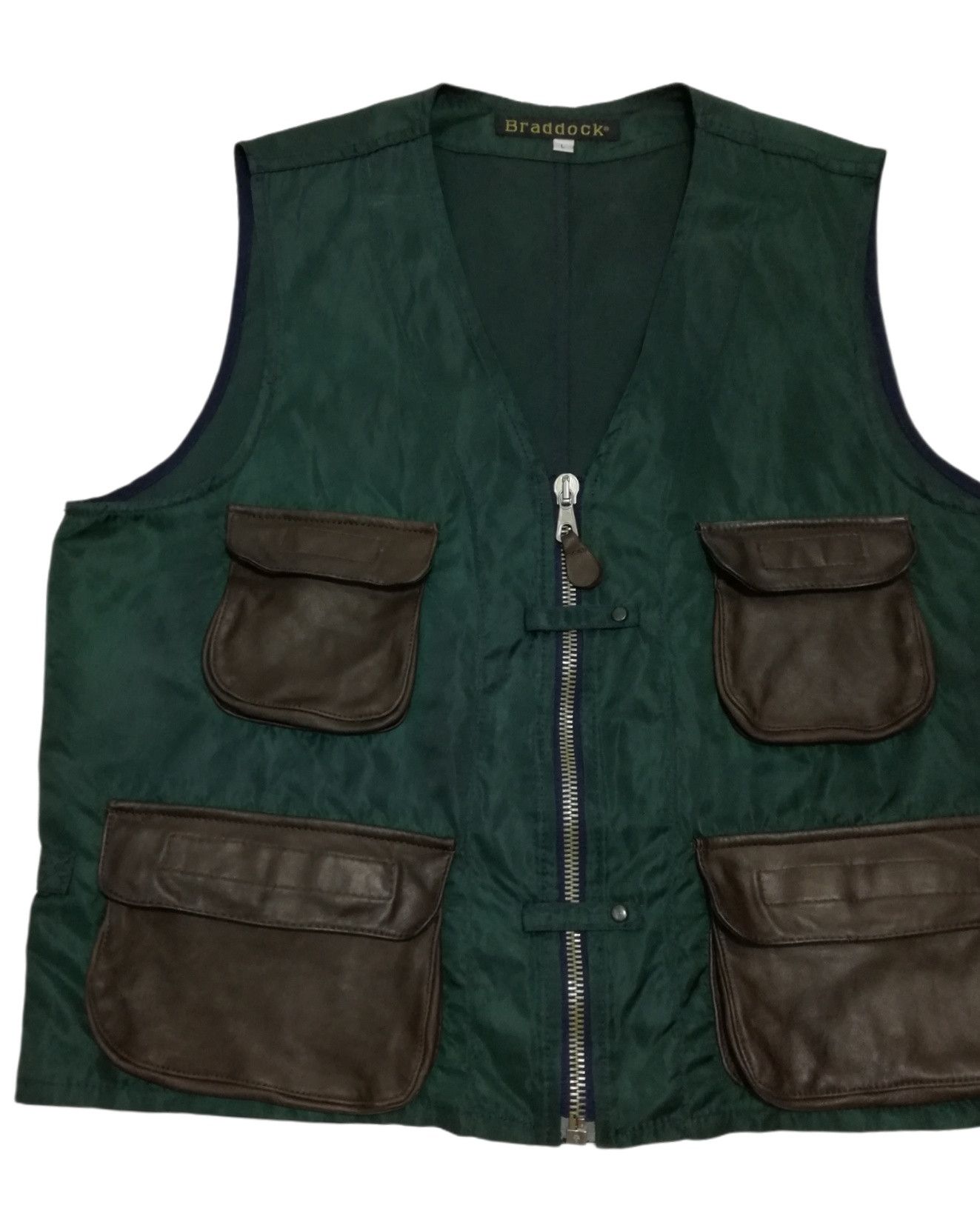 Braddock 🔥DOPE!!! Braddock Tactical Cargo Leather Pocket Strap Vest Size US L / EU 52-54 / 3 - 3 Thumbnail