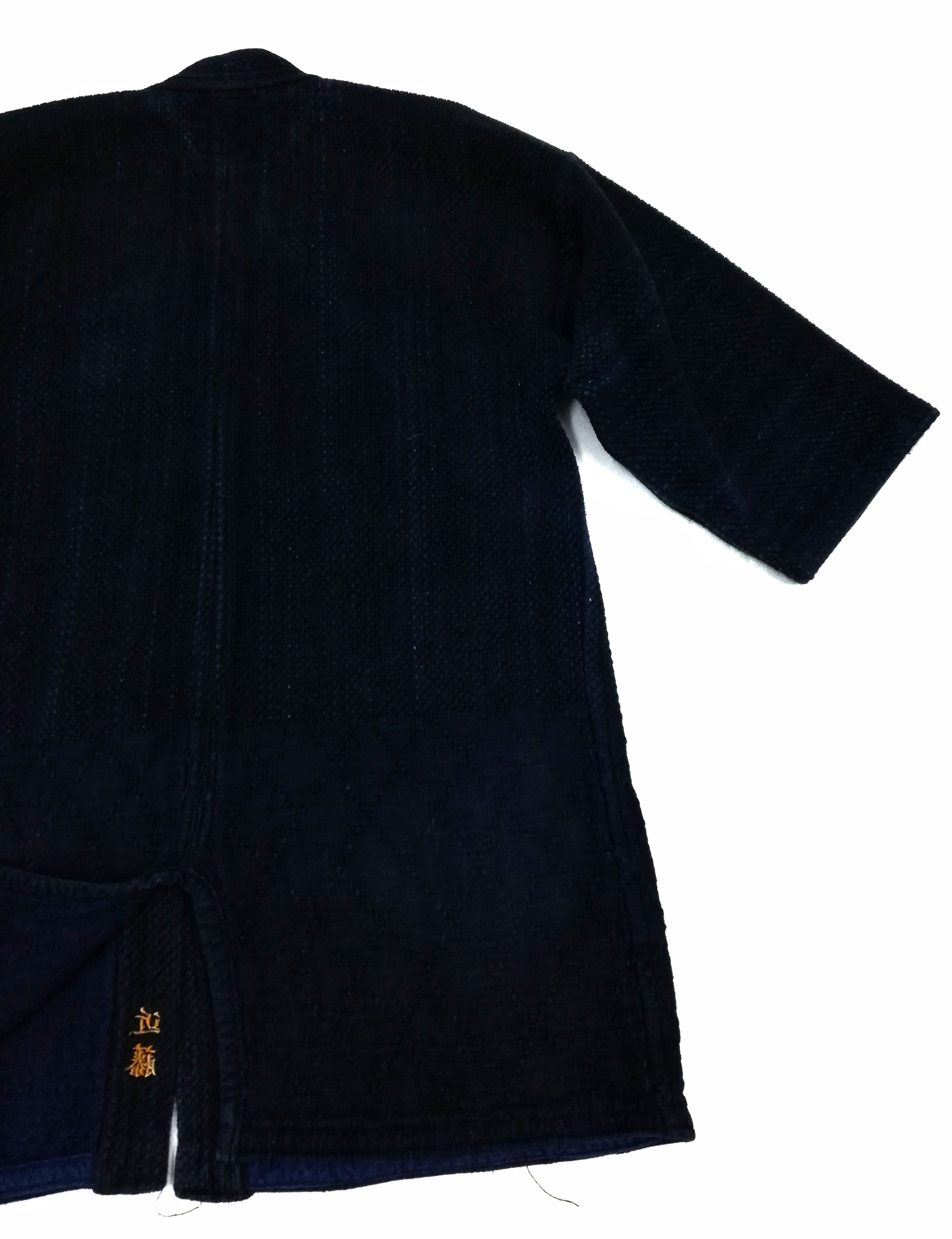 Indigo × Japanese Brand 🔥Indigo Dyed Sashiko Noragi Kimono Visvim Style Design🔥 Size US M / EU 48-50 / 2 - 12 Thumbnail