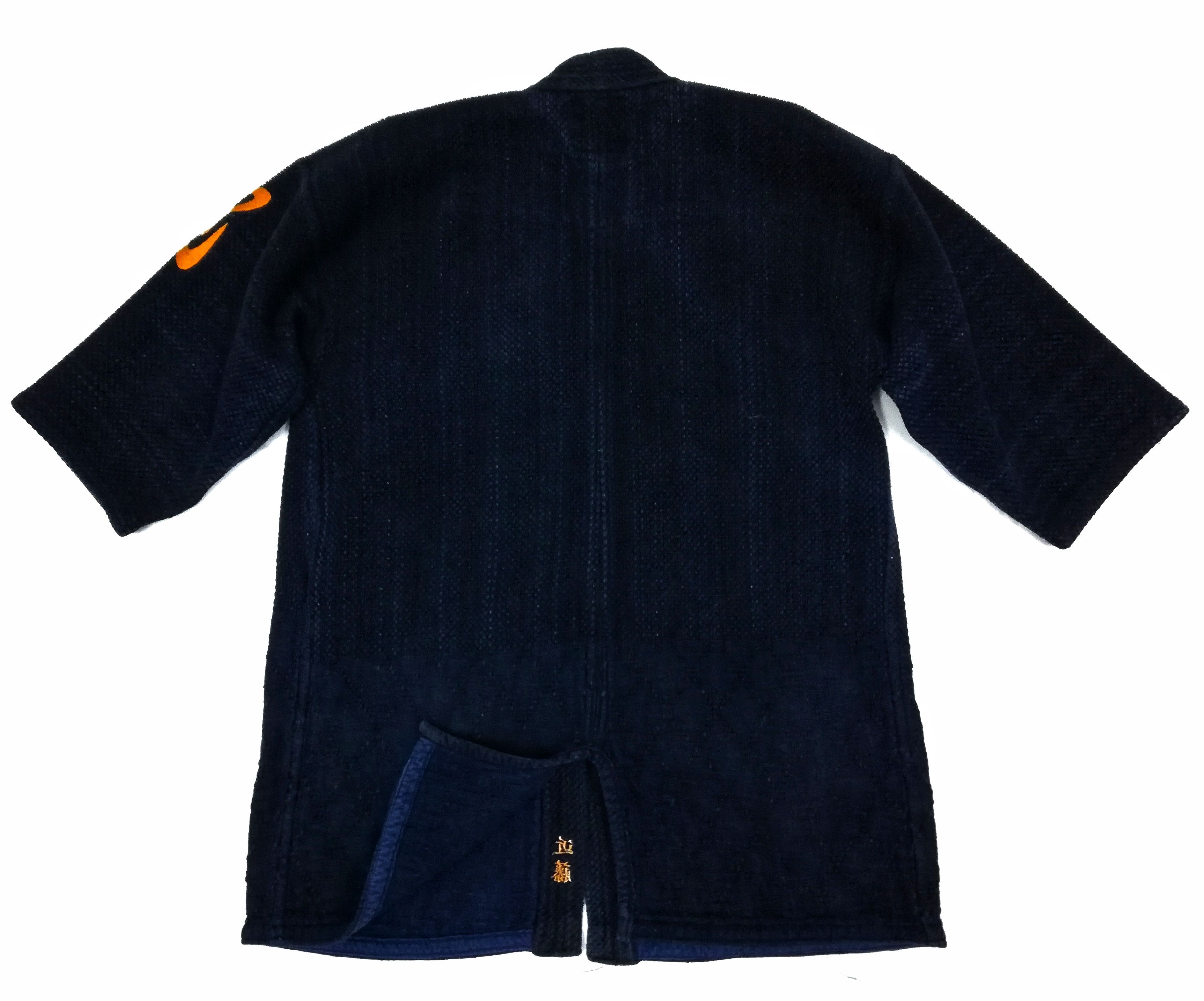 Indigo × Japanese Brand 🔥Indigo Dyed Sashiko Noragi Kimono Visvim Style Design🔥 Size US M / EU 48-50 / 2 - 10 Thumbnail