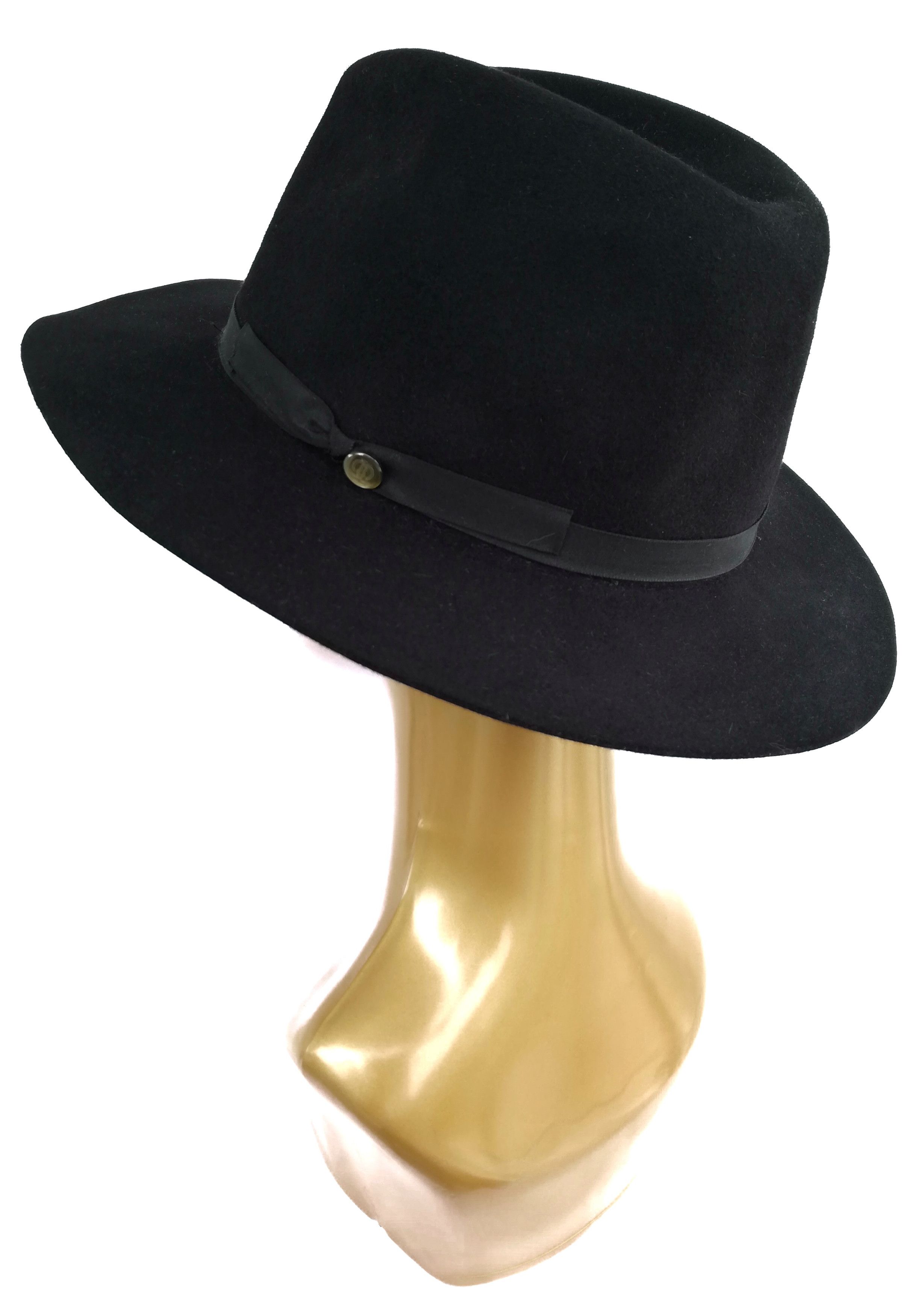 CA4LA 🔥Design Vintage Ca4la Black Rabbit Fur Collaboration Hat🔥 Size ONE SIZE - 3 Thumbnail