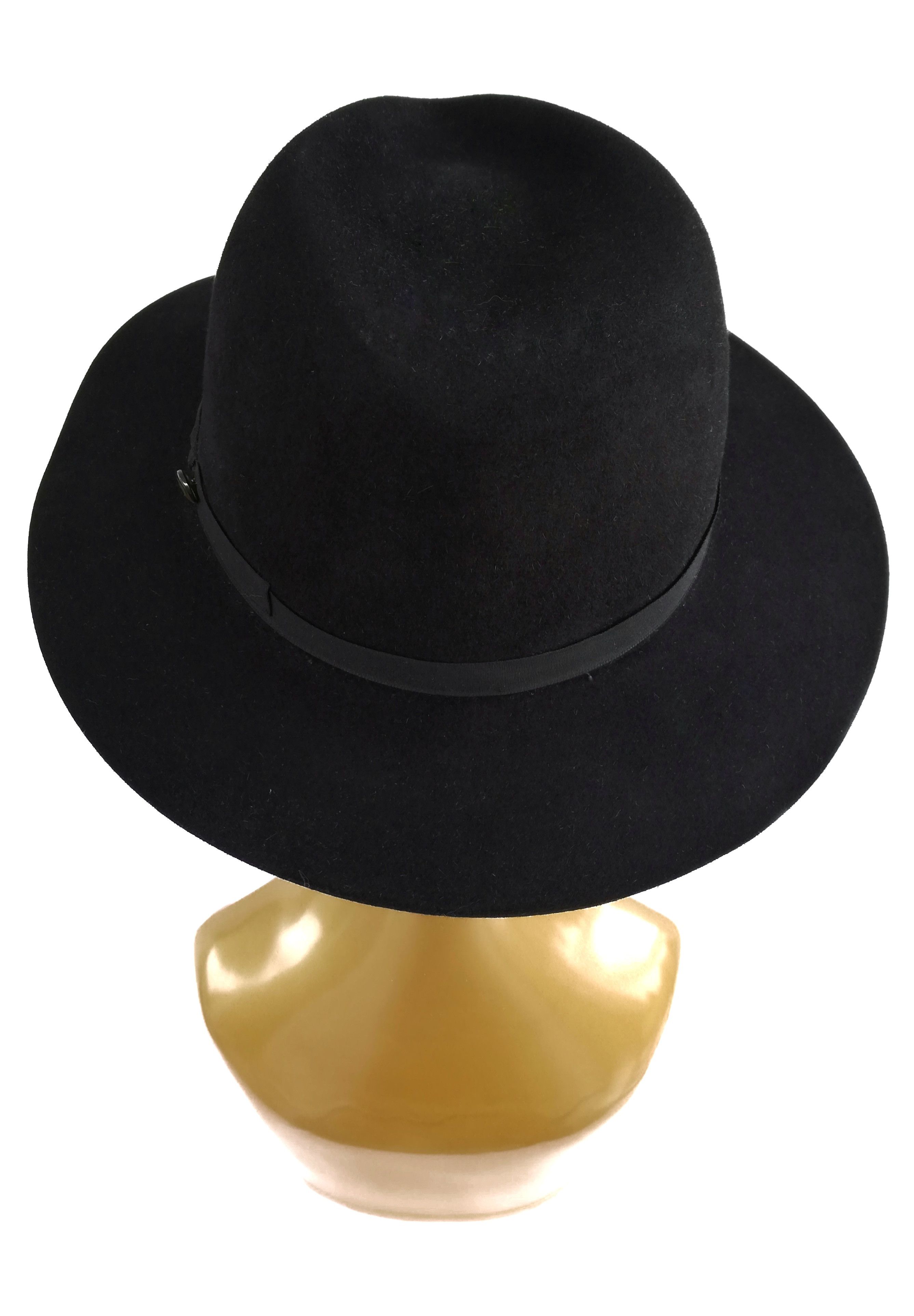 CA4LA 🔥Design Vintage Ca4la Black Rabbit Fur Collaboration Hat🔥 Size ONE SIZE - 5 Thumbnail