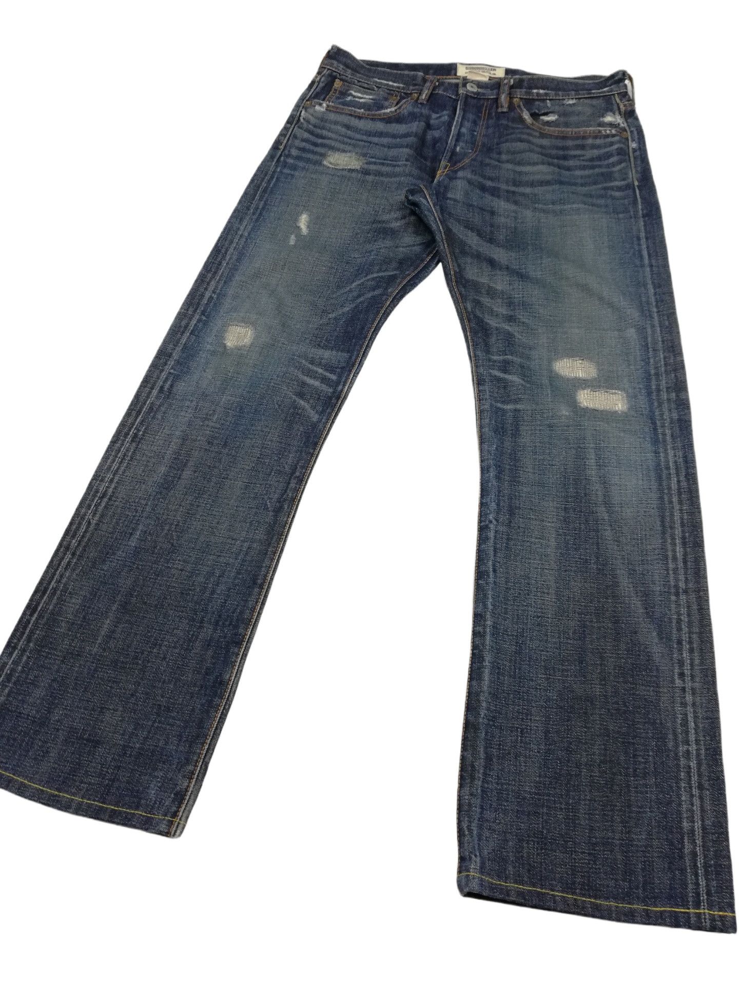 Simon Miller 🔥Simon Miller AW 2006 REPLICA-1 Distressed Denim Jeans Size US 32 / EU 48 - 4 Thumbnail