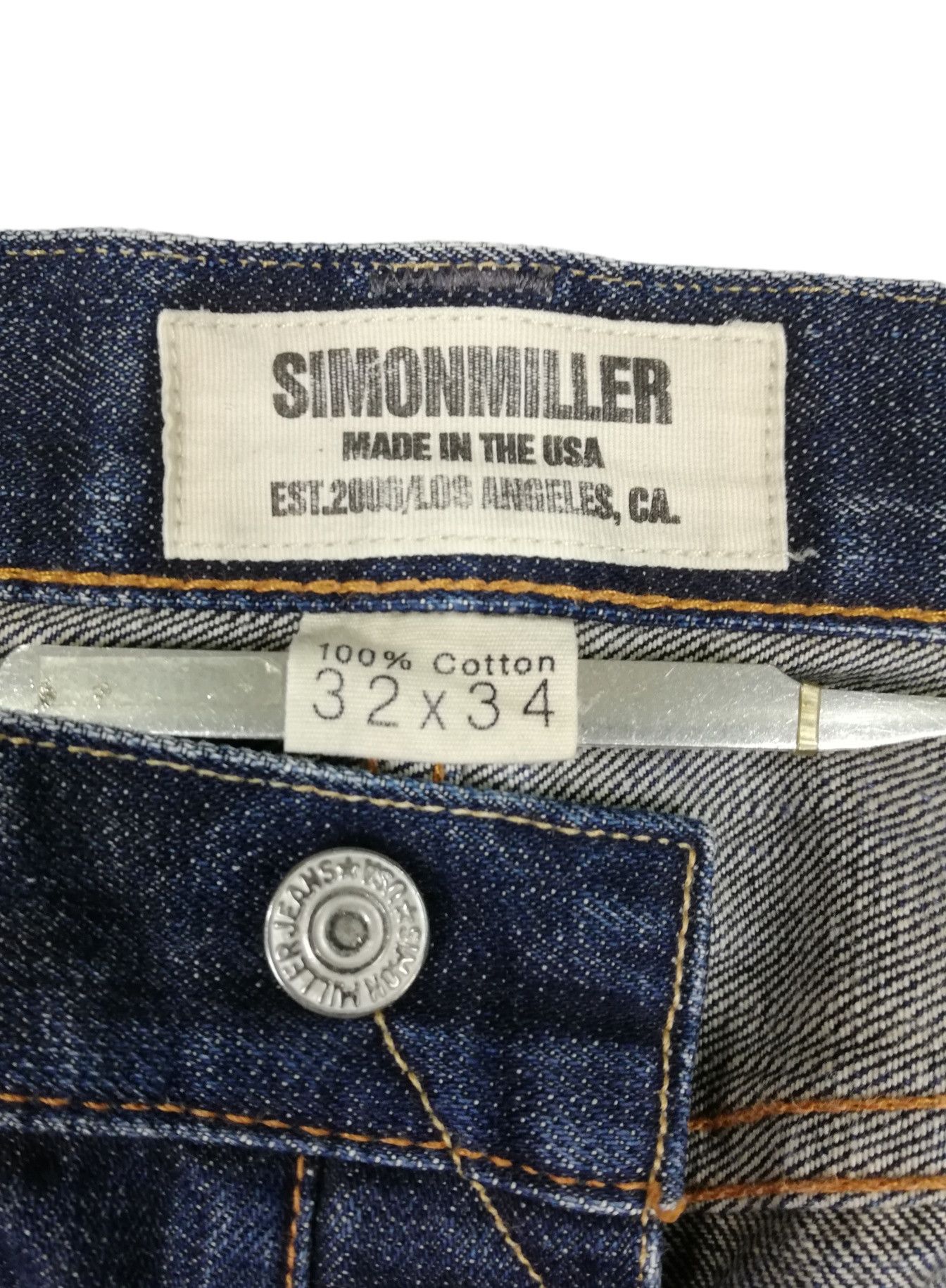 Simon Miller 🔥Simon Miller AW 2006 REPLICA-1 Distressed Denim Jeans Size US 32 / EU 48 - 14 Thumbnail