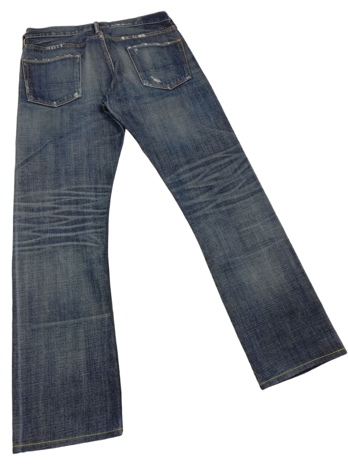 Simon Miller 🔥Simon Miller AW 2006 REPLICA-1 Distressed Denim Jeans Size US 32 / EU 48 - 18 Thumbnail