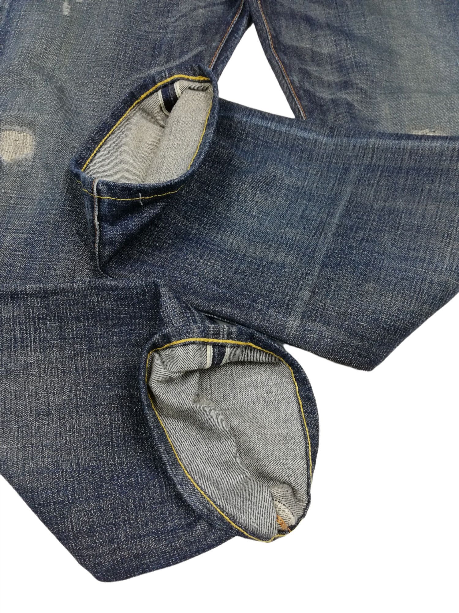 Simon Miller 🔥Simon Miller AW 2006 REPLICA-1 Distressed Denim Jeans Size US 32 / EU 48 - 11 Thumbnail