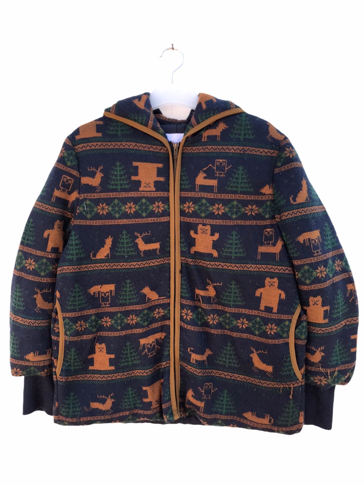 Issey Miyake Ne-net Printed Hoodie Size US M / EU 48-50 / 2 - 1 Thumbnail