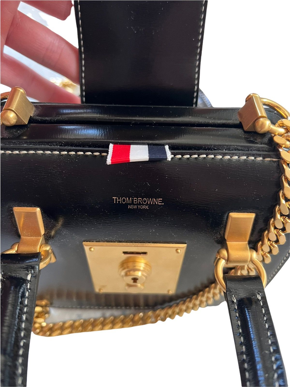 Thom Browne $5,100 Mrs. Thom Chain Crossbody Bag Size ONE SIZE - 9 Thumbnail