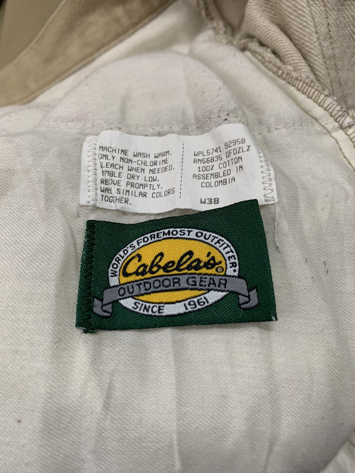 Cabelas Vintage Cabelas Double Knee Carhartt Style Jeans 37x28 Size US 37 - 11 Thumbnail