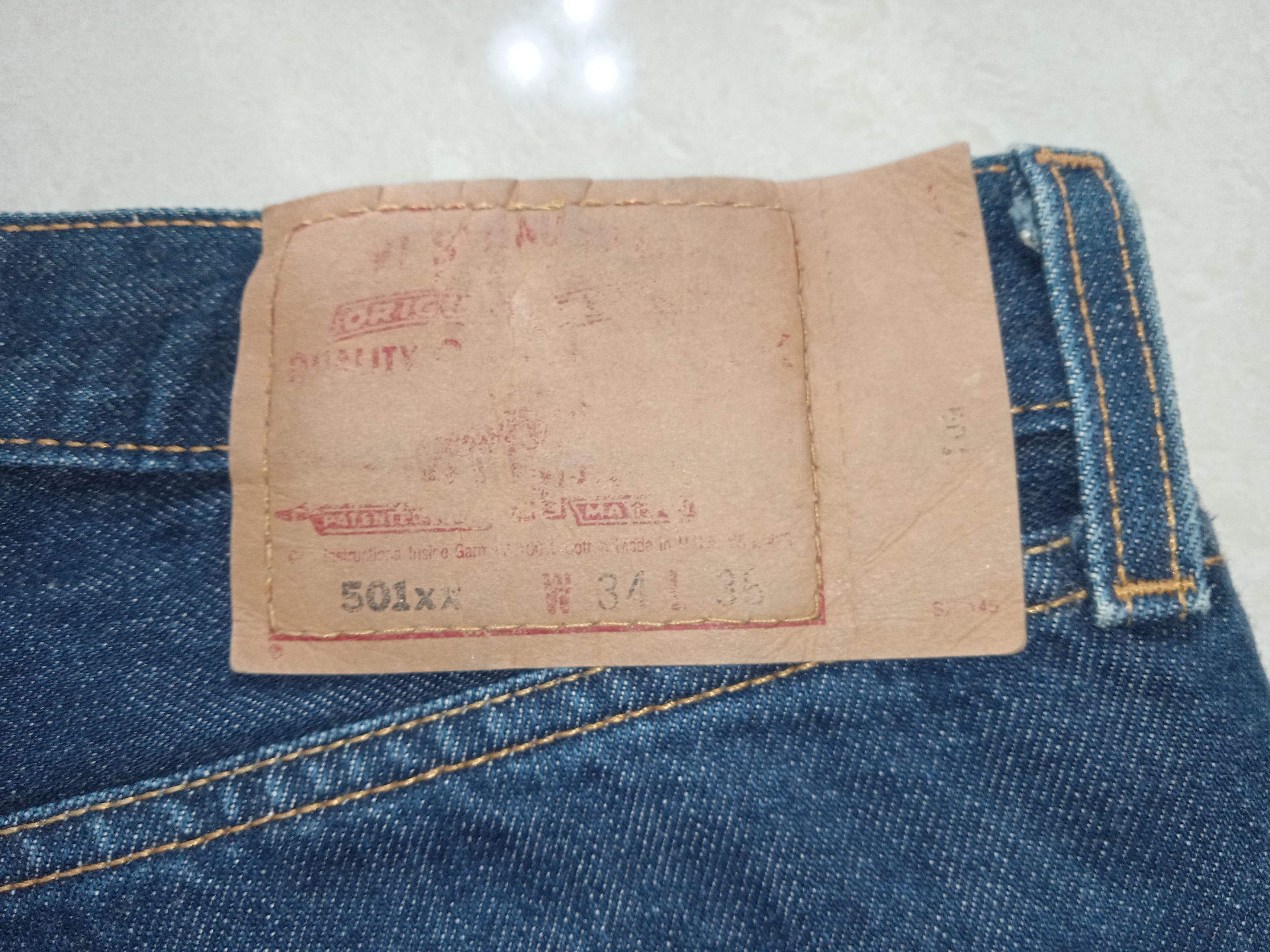 Levi's Vintage Clothing Vintage Levi's 501XX Denim Made in USA Size US 32 / EU 48 - 6 Thumbnail