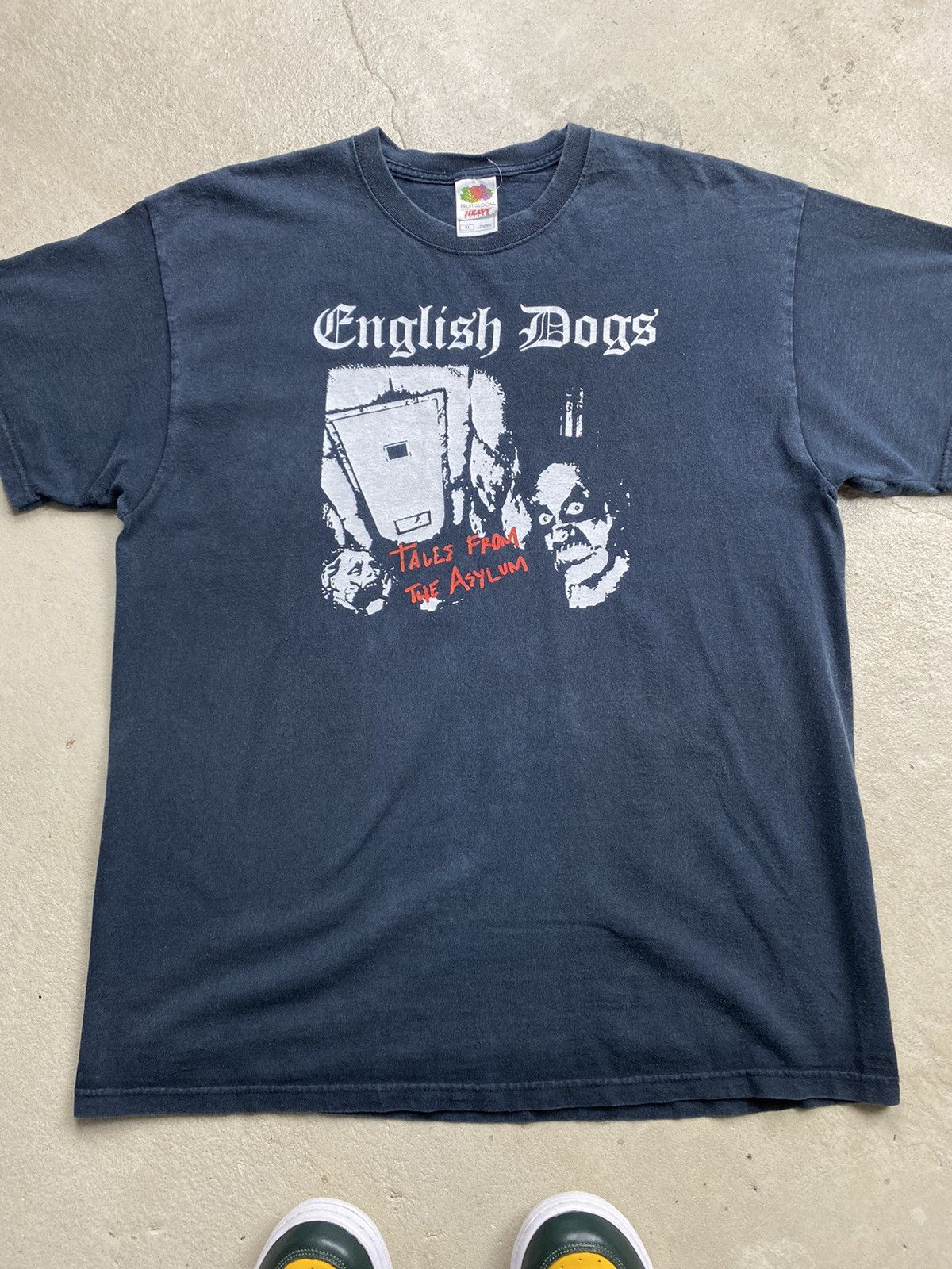 Band Tees Rare! Vintage English Dogs T Shirt Mad Punx Punk Band Tee Size US XL / EU 56 / 4 - 2 Thumbnail