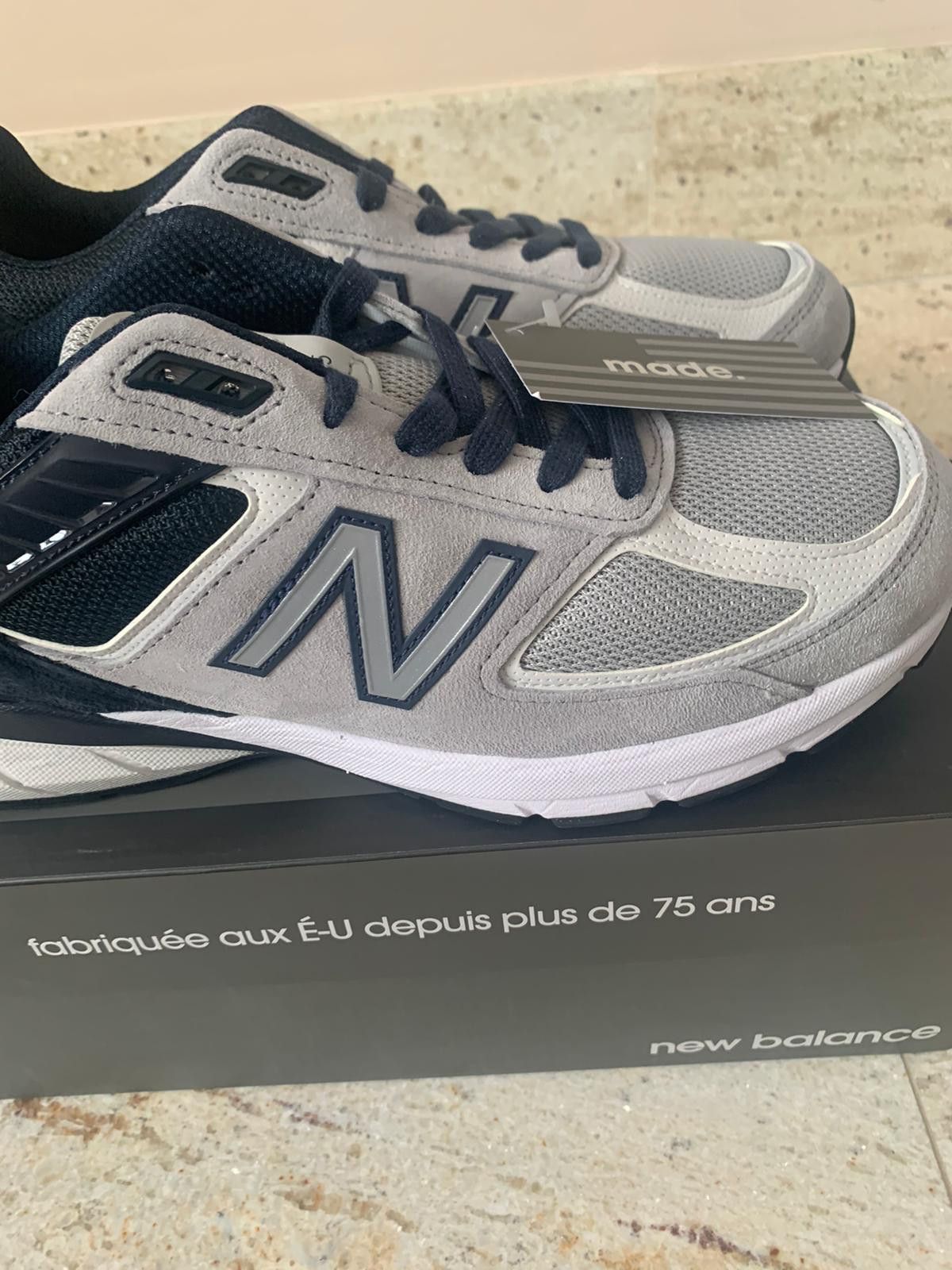 New Balance 990 v5 in Grey & Blue Size US 9.5 / EU 42-43 - 12 Thumbnail