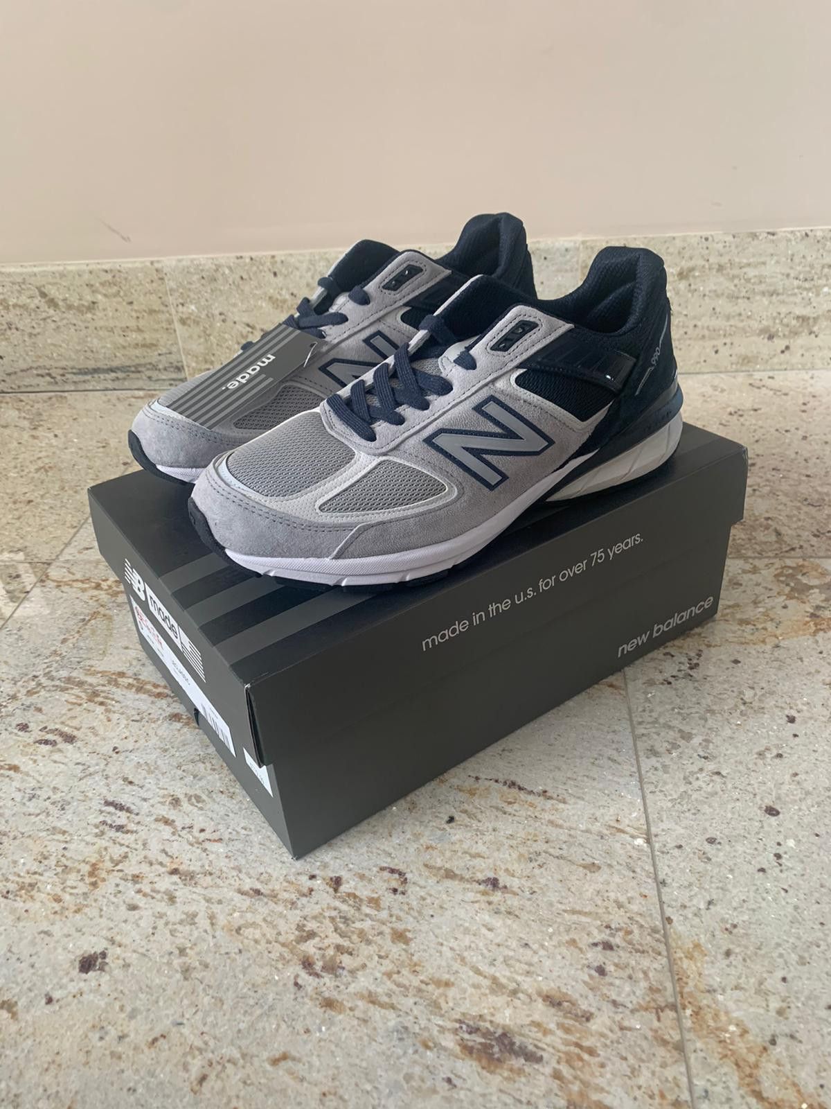 New Balance 990 v5 in Grey & Blue Size US 9.5 / EU 42-43 - 4 Thumbnail