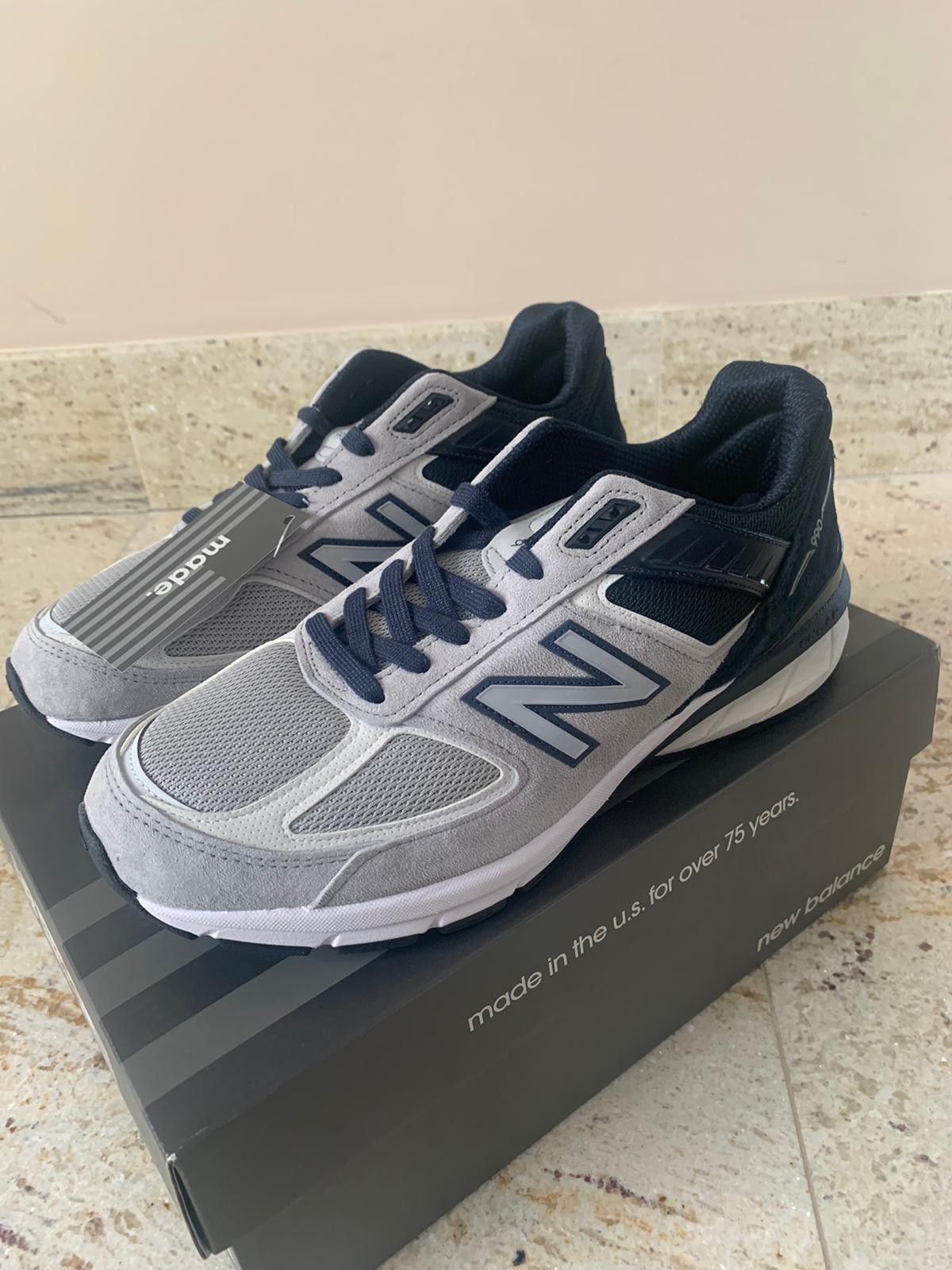 New Balance 990 v5 in Grey & Blue Size US 9.5 / EU 42-43 - 14 Thumbnail