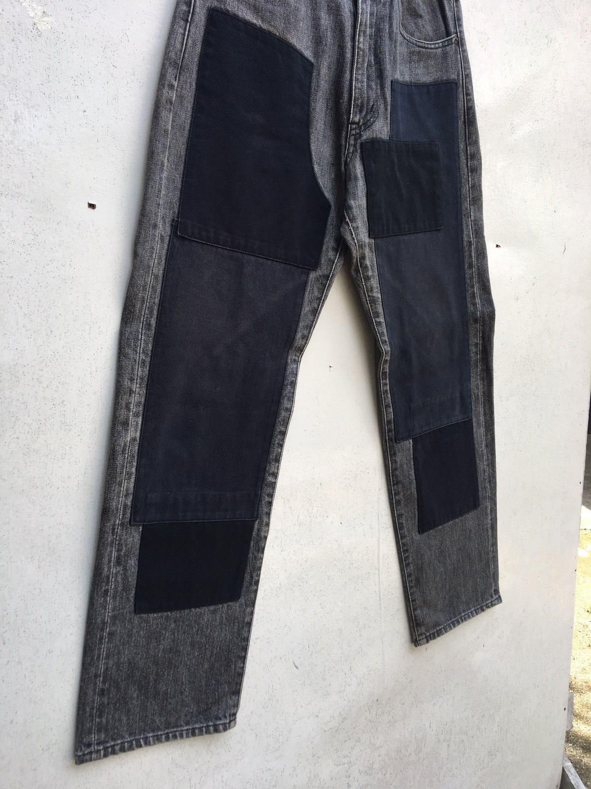 Nepenthes Rare Nepenthes Patchwork Denim Jeans Size US 27 - 6 Thumbnail