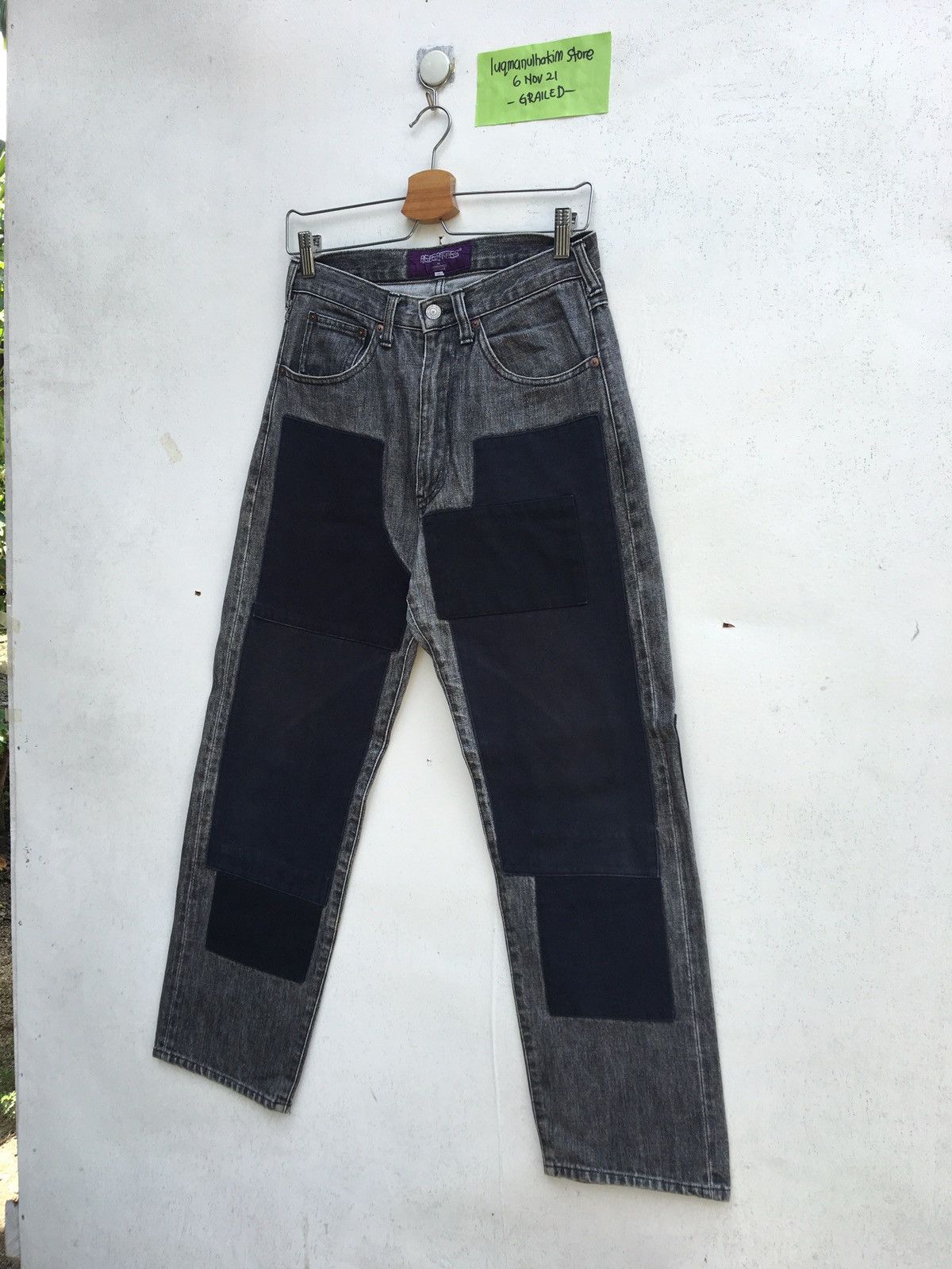 Nepenthes Rare Nepenthes Patchwork Denim Jeans Size US 27 - 3 Thumbnail