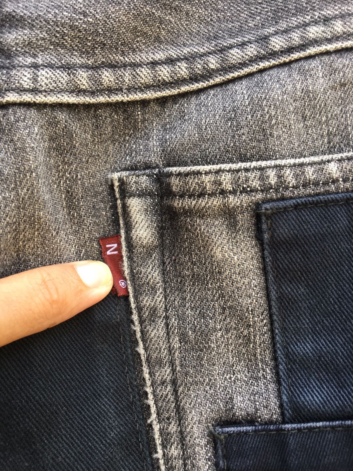 Nepenthes Rare Nepenthes Patchwork Denim Jeans Size US 27 - 20 Thumbnail