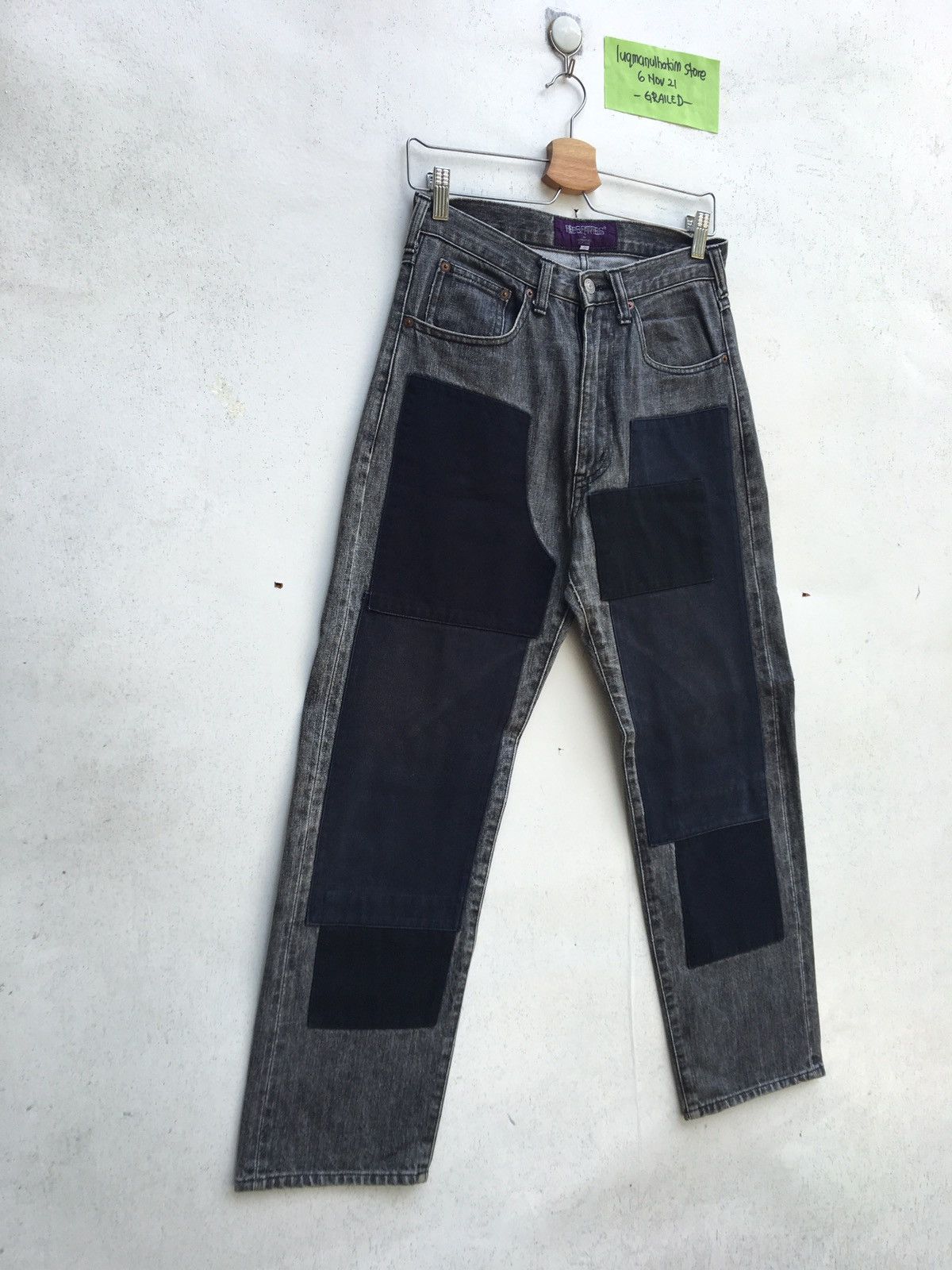 Nepenthes Rare Nepenthes Patchwork Denim Jeans Size US 27 - 2 Thumbnail