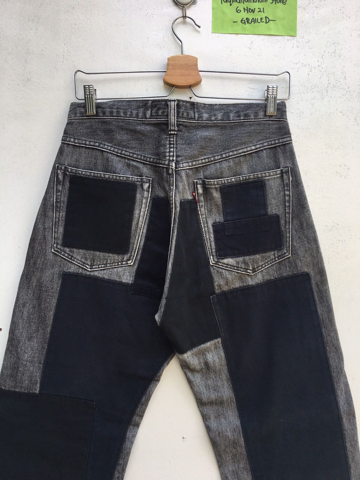 Nepenthes Rare Nepenthes Patchwork Denim Jeans Size US 27 - 16 Thumbnail