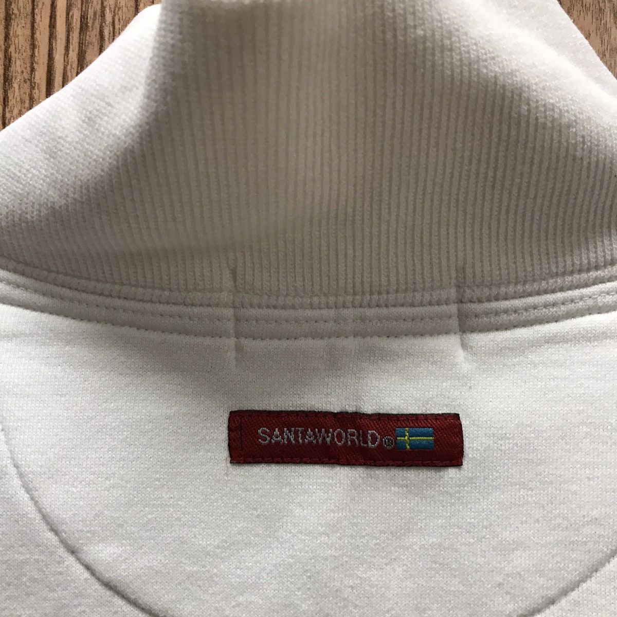 Captain Santors × Vintage Vintage SantaWorld Sweatshirt Biglogo Swedish Outdoor Style Size US M / EU 48-50 / 2 - 9 Thumbnail