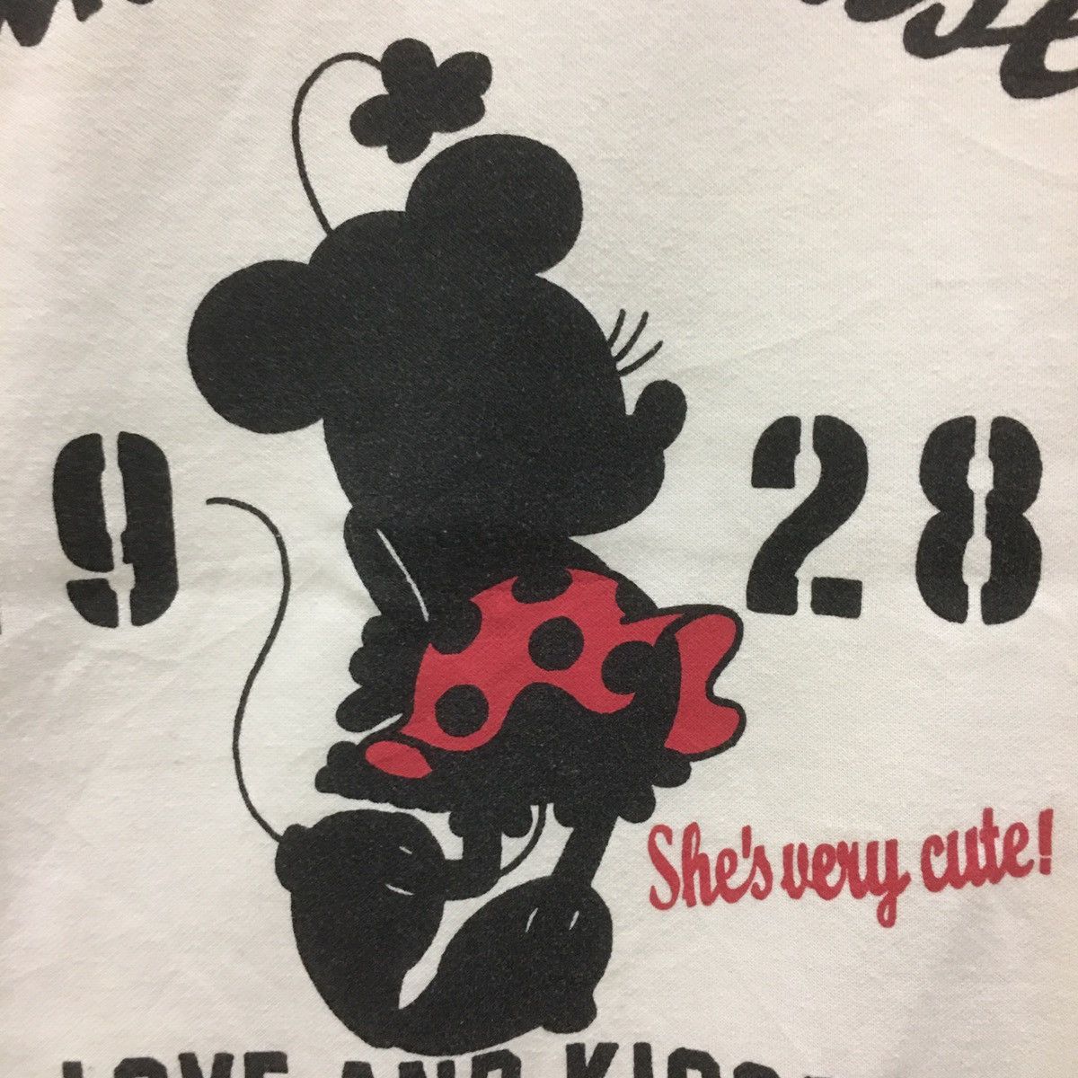 Disney × Mickey Mouse Vintage Minnie Mouse Hoodie Sweatshirt Jacket Varsity Size US XS / EU 42 / 0 - 8 Thumbnail
