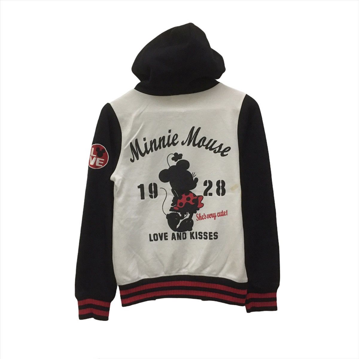 Disney × Mickey Mouse Vintage Minnie Mouse Hoodie Sweatshirt Jacket Varsity Size US XS / EU 42 / 0 - 2 Thumbnail