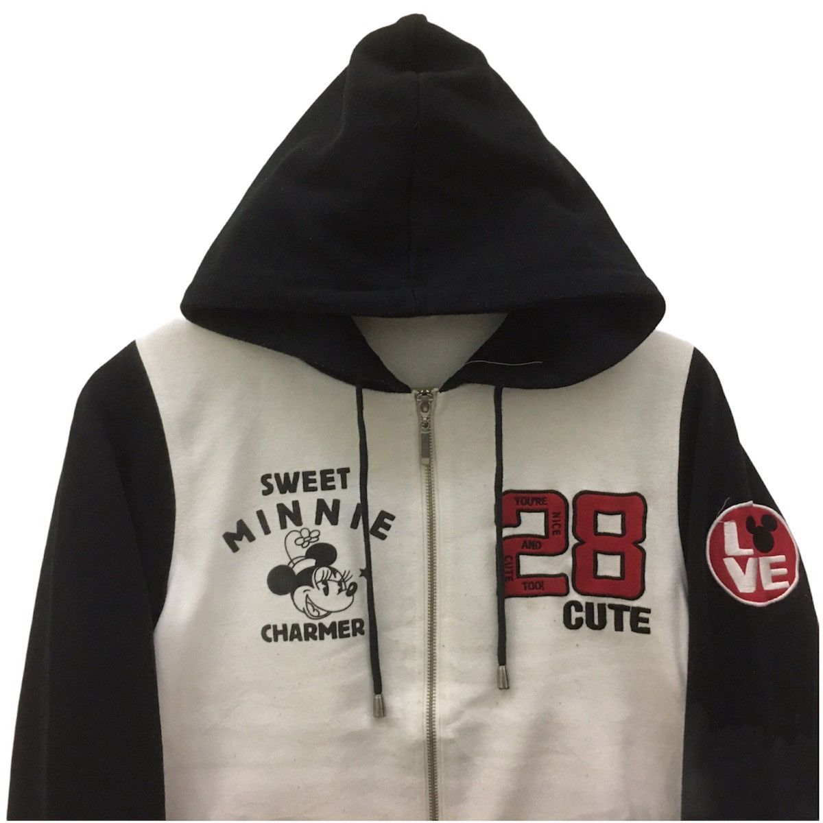 Disney × Mickey Mouse Vintage Minnie Mouse Hoodie Sweatshirt Jacket Varsity Size US XS / EU 42 / 0 - 3 Thumbnail