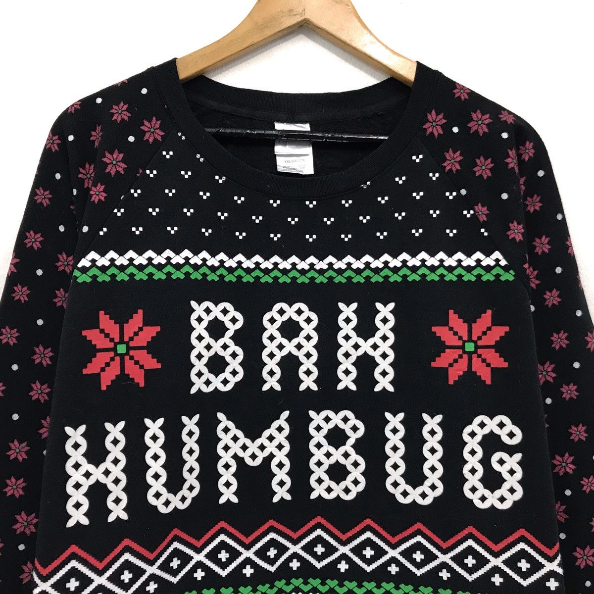 Vintage Vintage Bah Humbug Sweatshirt Big Logo Art Flowers Size US L / EU 52-54 / 3 - 2 Thumbnail