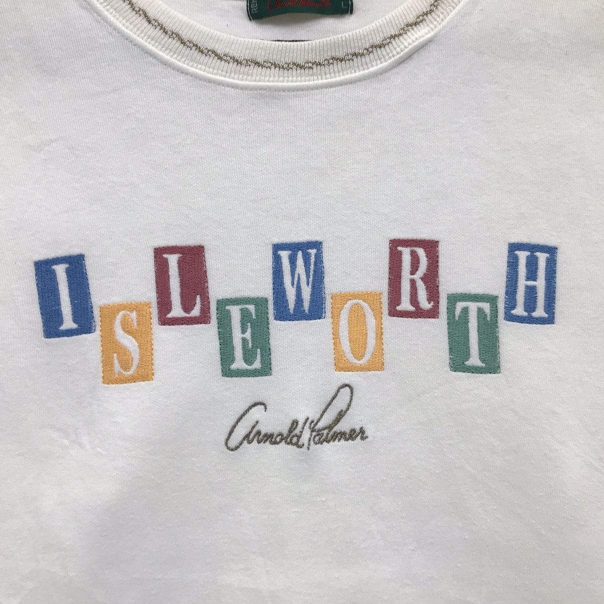 All Sport × Japanese Brand × Vintage Vintage Arnold Palmer Sweatshirt Embroidery Isle Worth AP Size US S / EU 44-46 / 1 - 3 Thumbnail