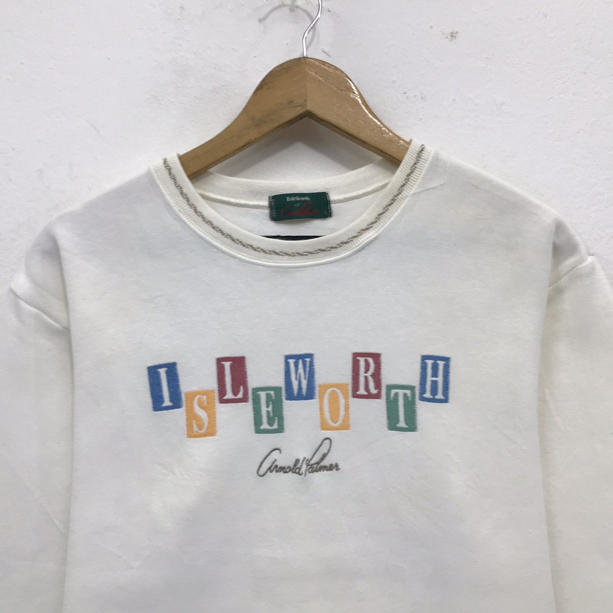 All Sport × Japanese Brand × Vintage Vintage Arnold Palmer Sweatshirt Embroidery Isle Worth AP Size US S / EU 44-46 / 1 - 2 Thumbnail