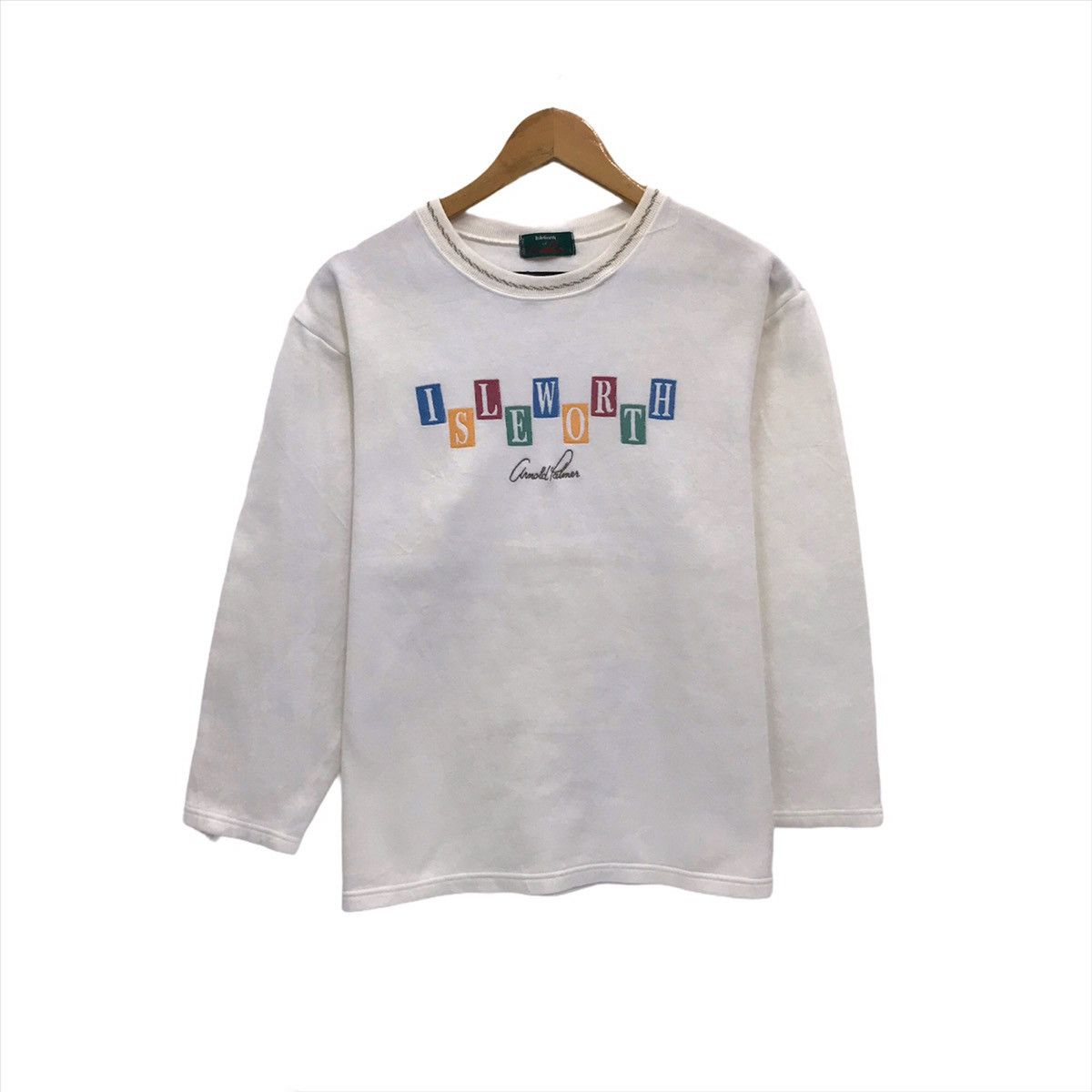 All Sport × Japanese Brand × Vintage Vintage Arnold Palmer Sweatshirt Embroidery Isle Worth AP Size US S / EU 44-46 / 1 - 1 Thumbnail