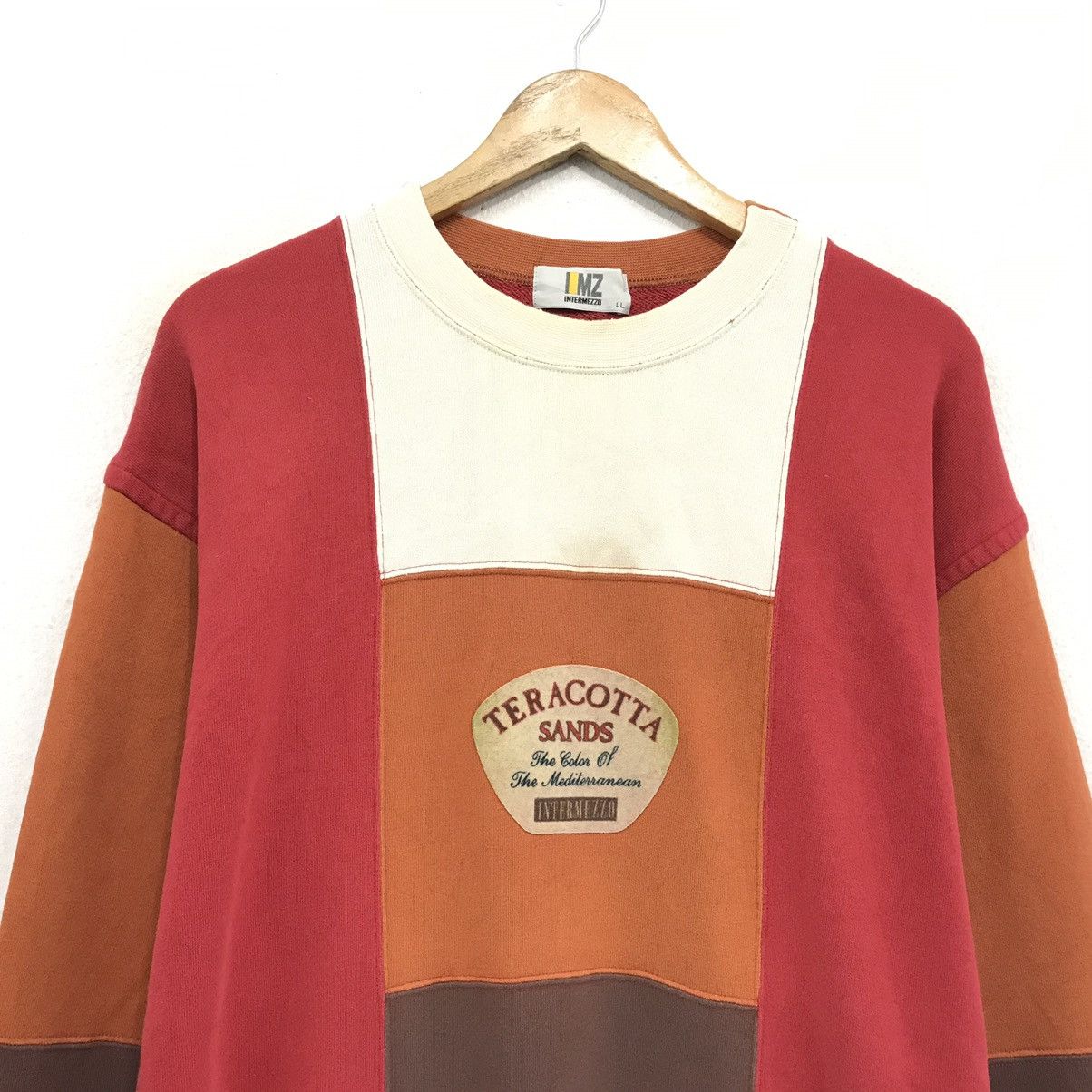 Japanese Brand × Vintage Teracotta Sand Sweatshirt Crewneck Sweater IMZ Intermezzo Size US L / EU 52-54 / 3 - 3 Thumbnail