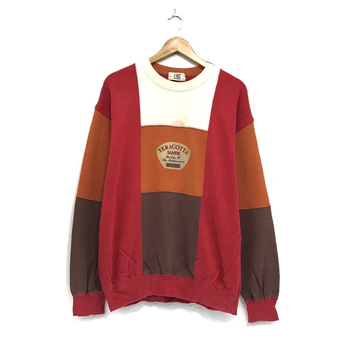 Japanese Brand × Vintage Teracotta Sand Sweatshirt Crewneck Sweater IMZ Intermezzo Size US L / EU 52-54 / 3 - 2 Thumbnail