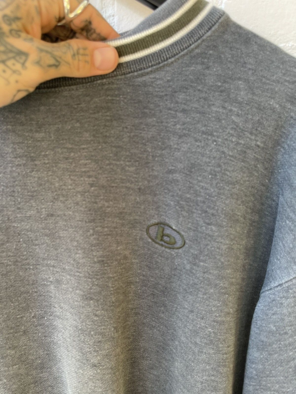 Vintage 90s BITCH SKATEBOARD BRAND CREW NECK SWEATER STRIPES Size US L / EU 52-54 / 3 - 3 Thumbnail