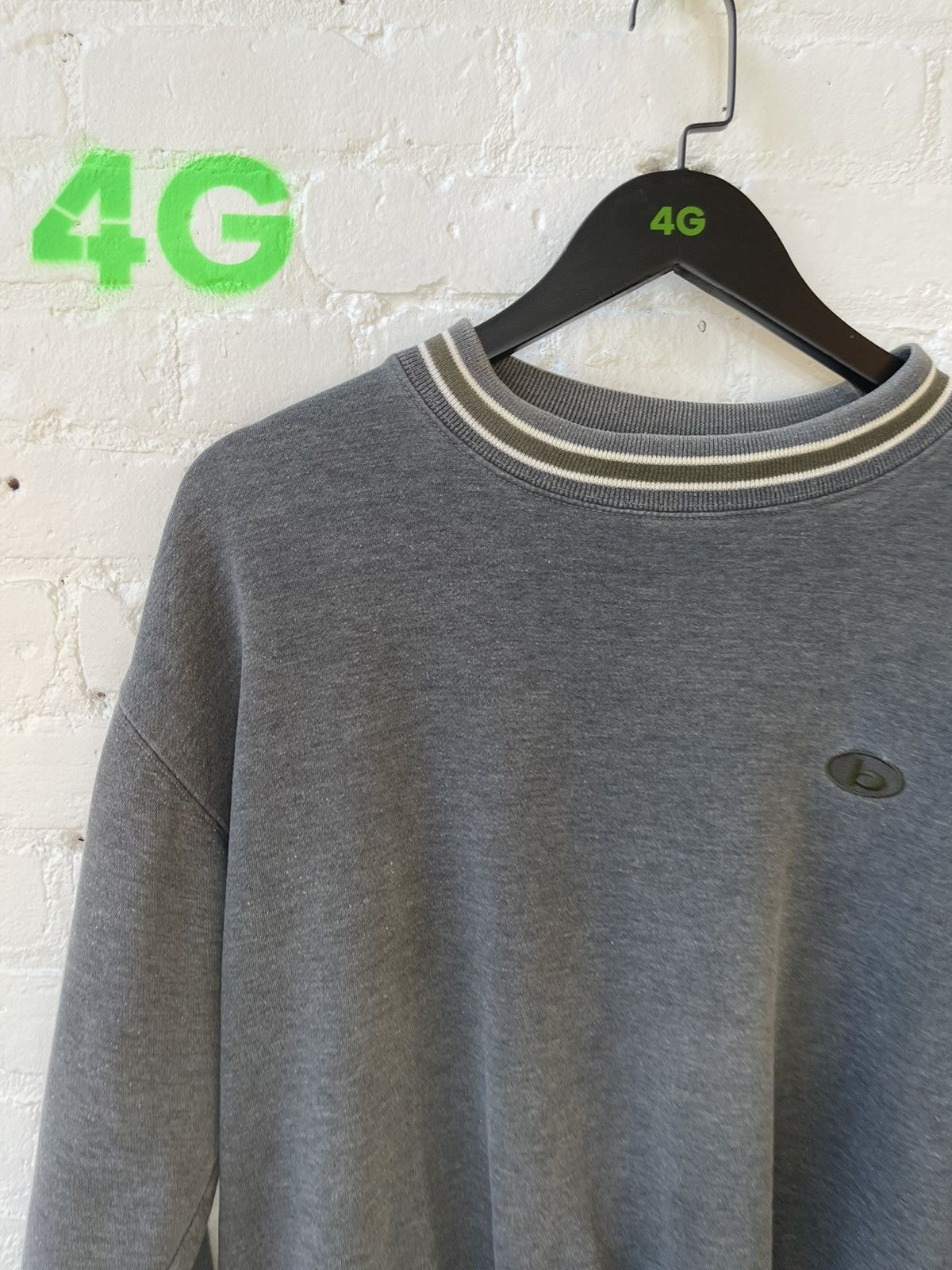 Vintage 90s BITCH SKATEBOARD BRAND CREW NECK SWEATER STRIPES Size US L / EU 52-54 / 3 - 2 Thumbnail
