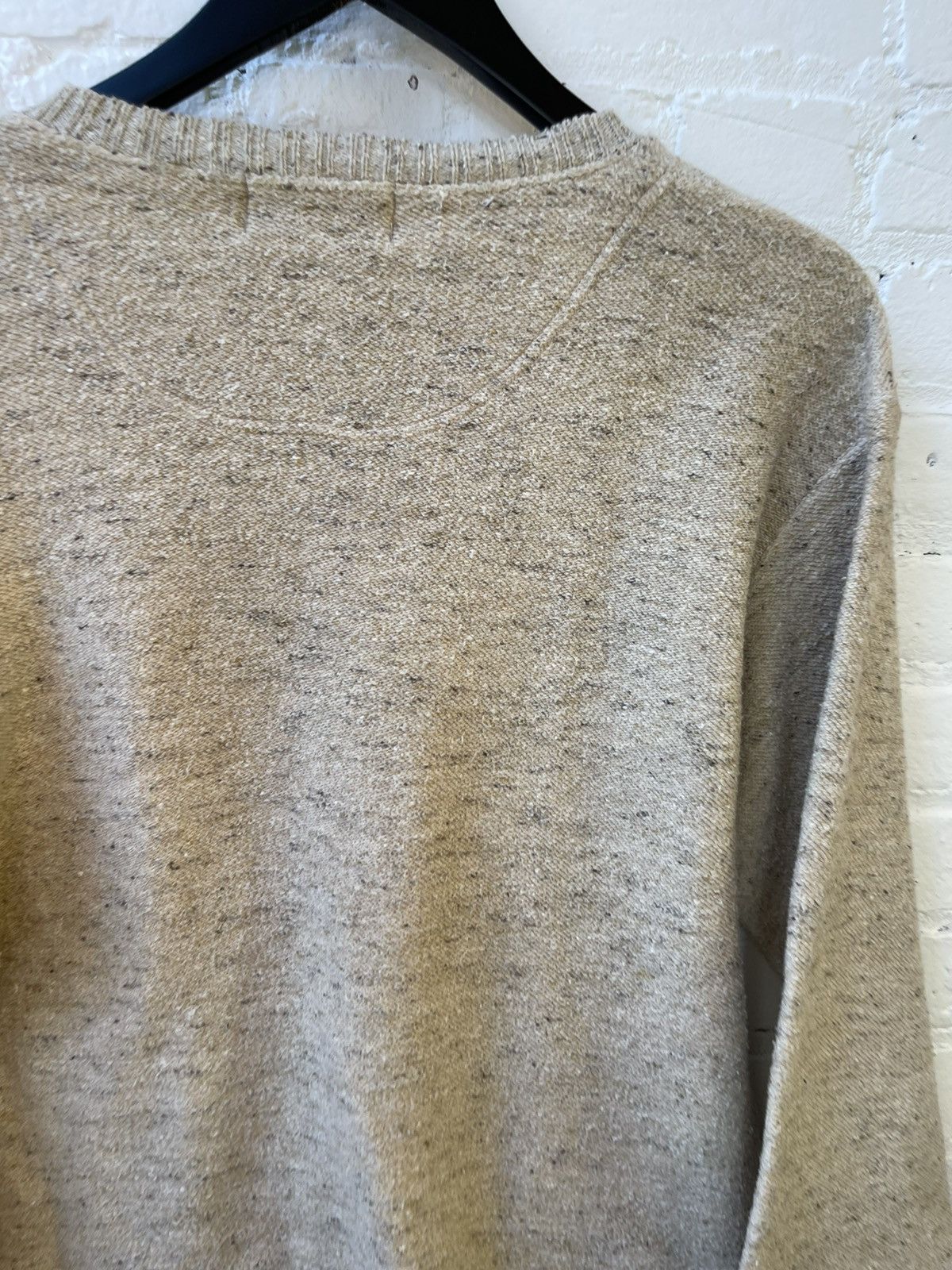 Vintage 90s BITCH SKATEBOARD BRAND TAN beige Sweater Cozy Size US L / EU 52-54 / 3 - 8 Thumbnail