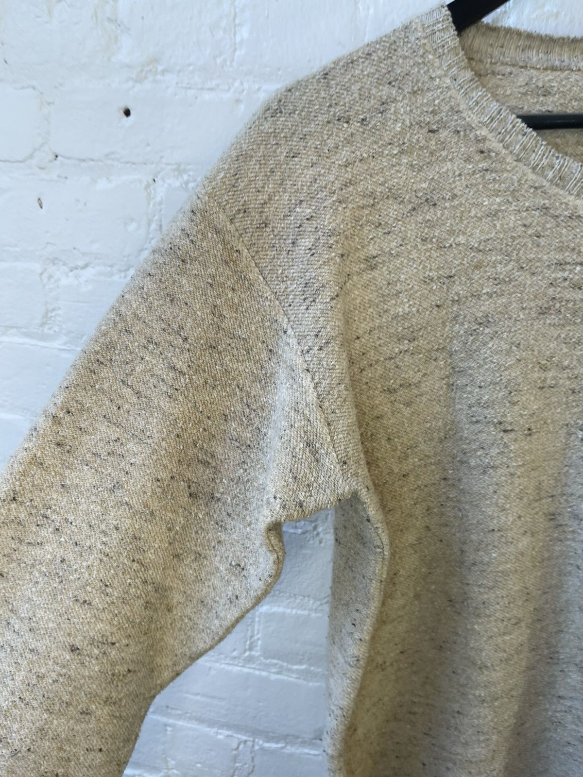Vintage 90s BITCH SKATEBOARD BRAND TAN beige Sweater Cozy Size US L / EU 52-54 / 3 - 5 Thumbnail