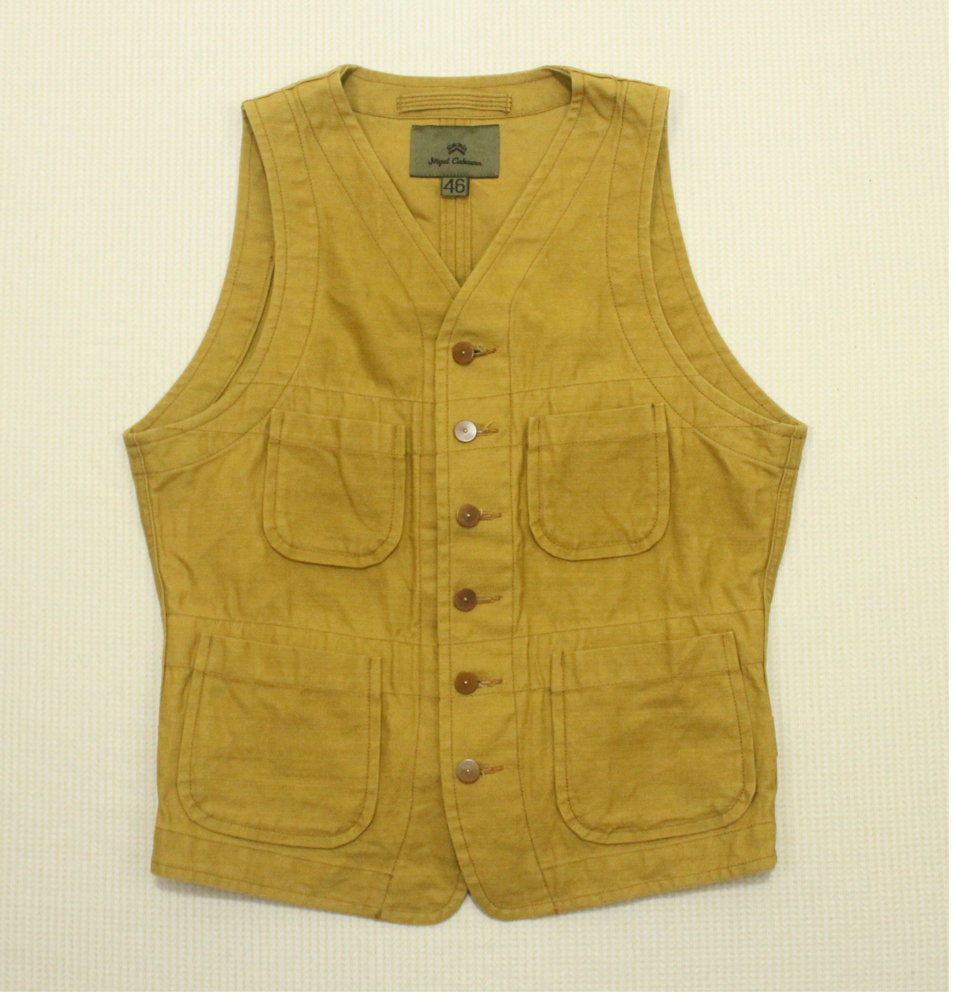 Nigel Cabourn NIGEL CABOURN Vest Buckle Back Made In Japan Size US S / EU 44-46 / 1 - 3 Thumbnail