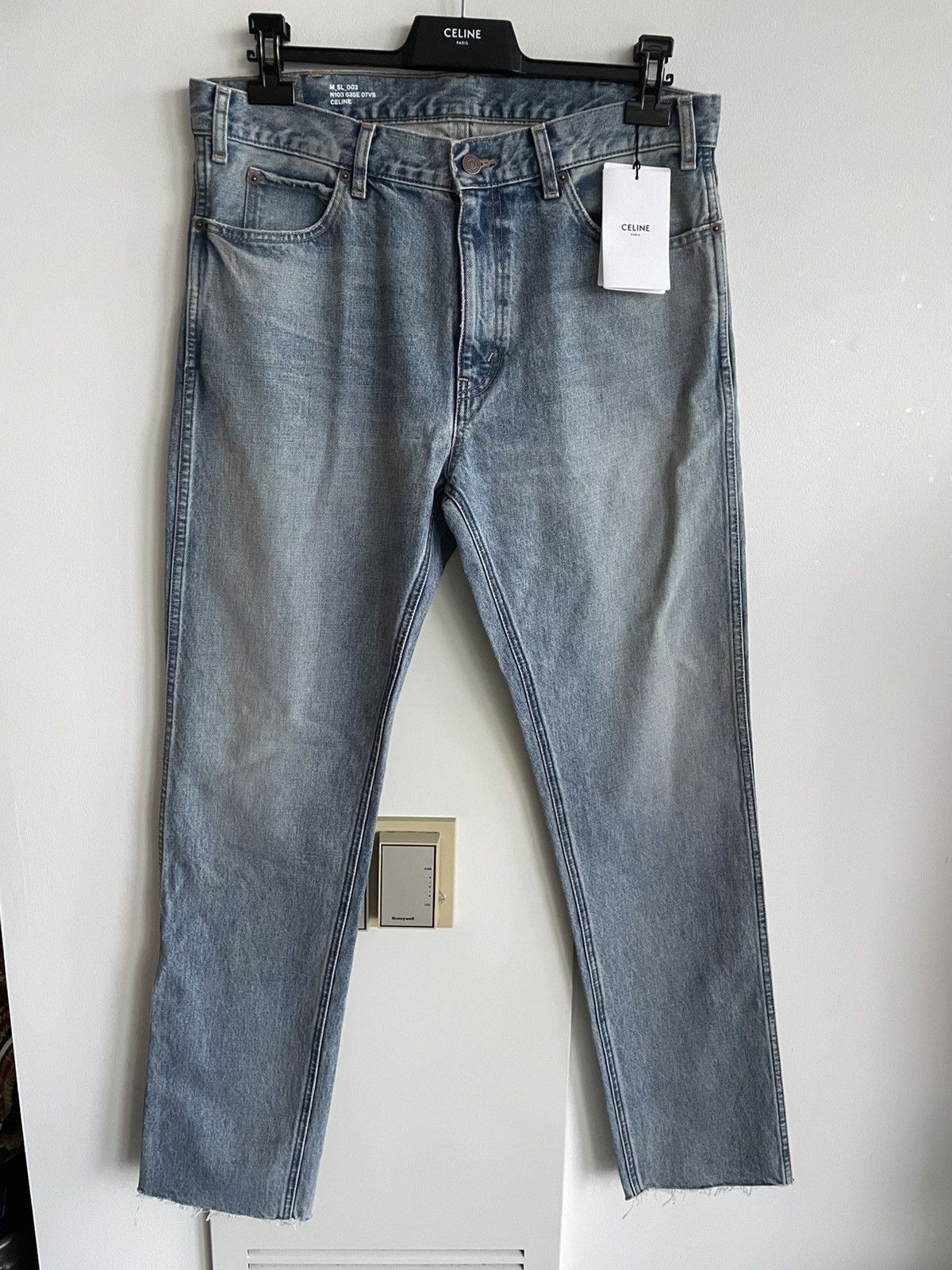 Celine × Hedi Slimane Brand New Super Runway Celine Hedi Slimane SL003 Denim Size US 32 / EU 48 - 18 Thumbnail