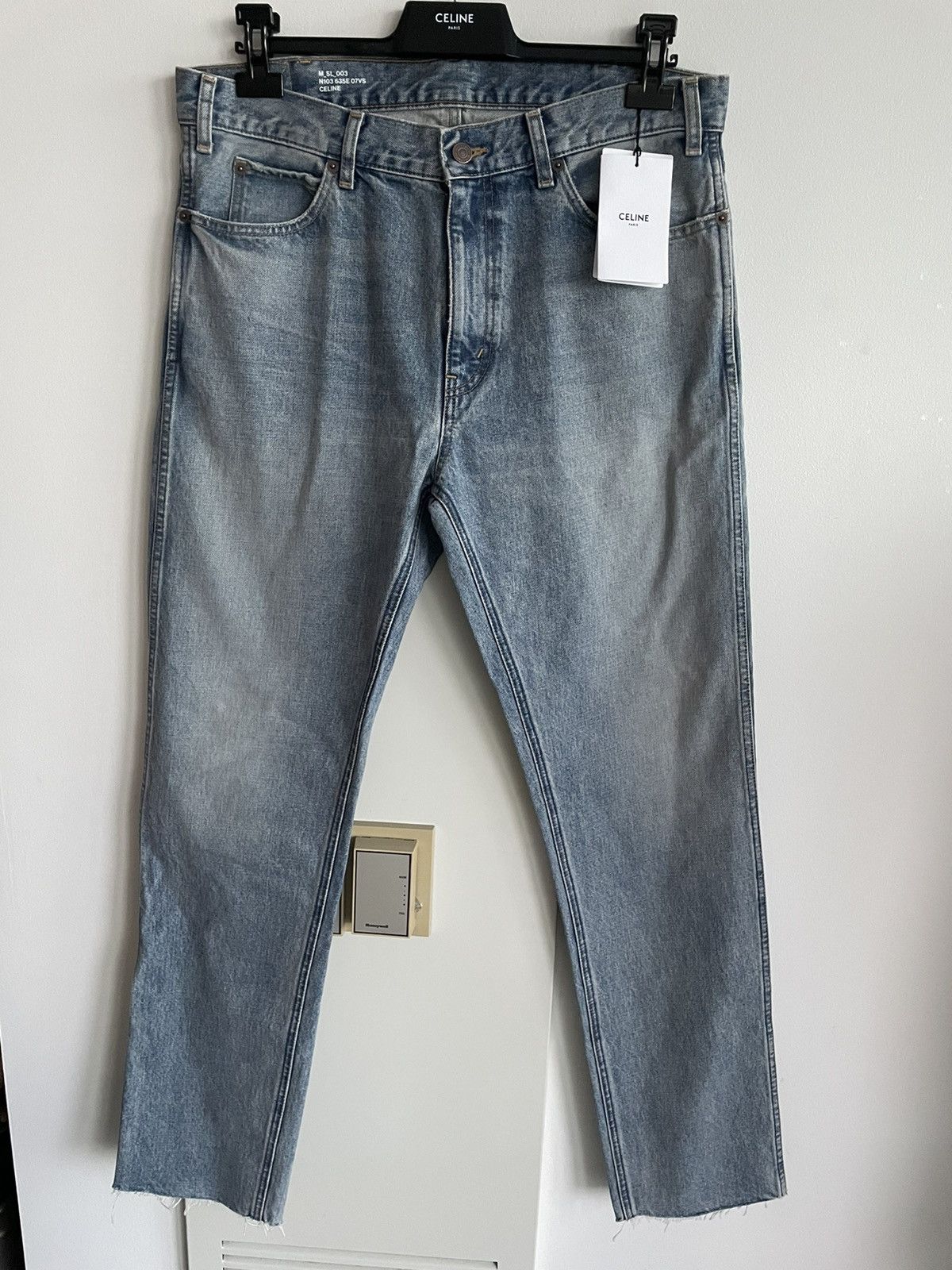 Celine × Hedi Slimane Brand New Super Runway Celine Hedi Slimane SL003 Denim Size US 32 / EU 48 - 4 Thumbnail
