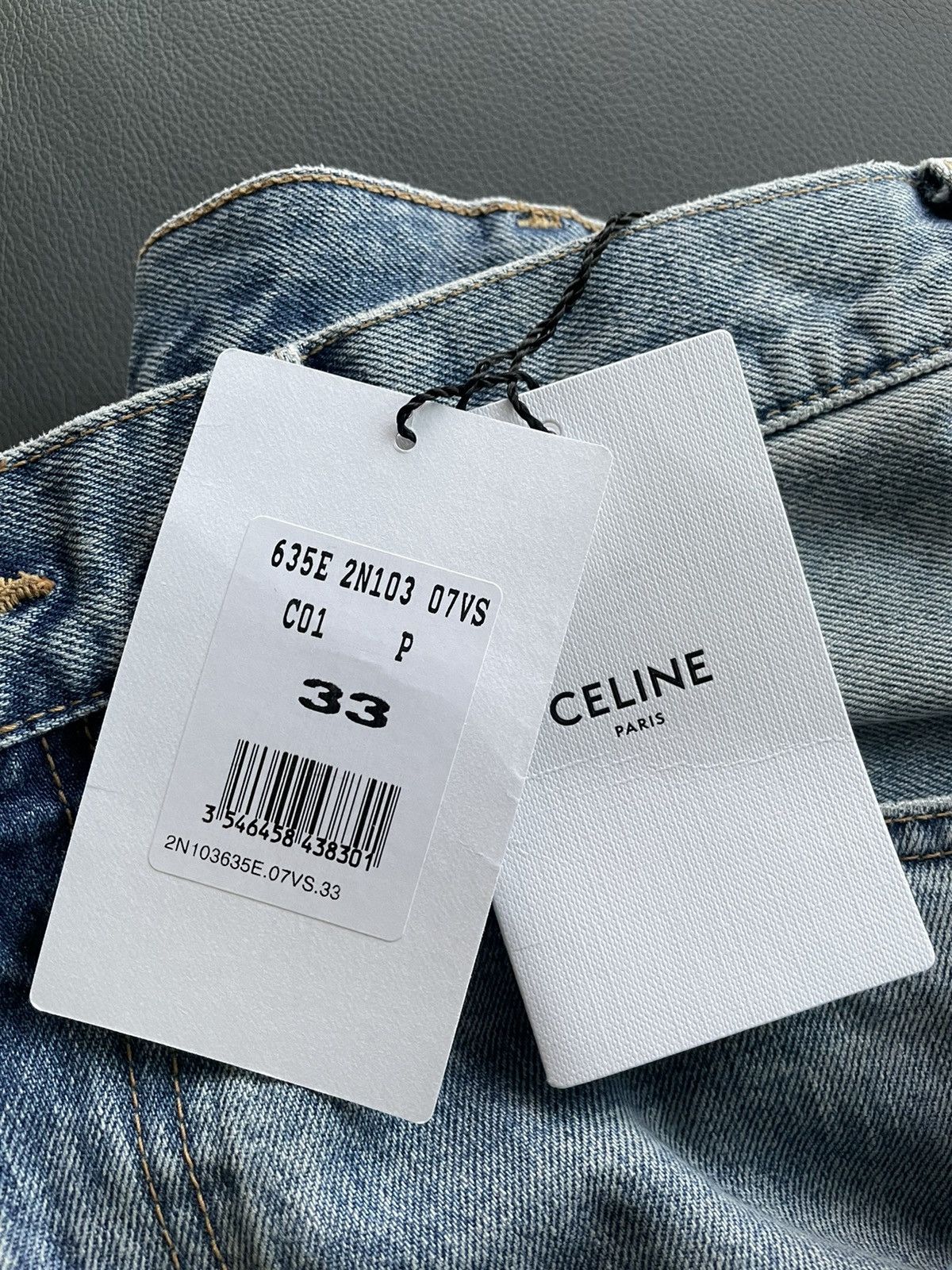 Celine × Hedi Slimane Brand New Super Runway Celine Hedi Slimane SL003 Denim Size US 32 / EU 48 - 7 Thumbnail