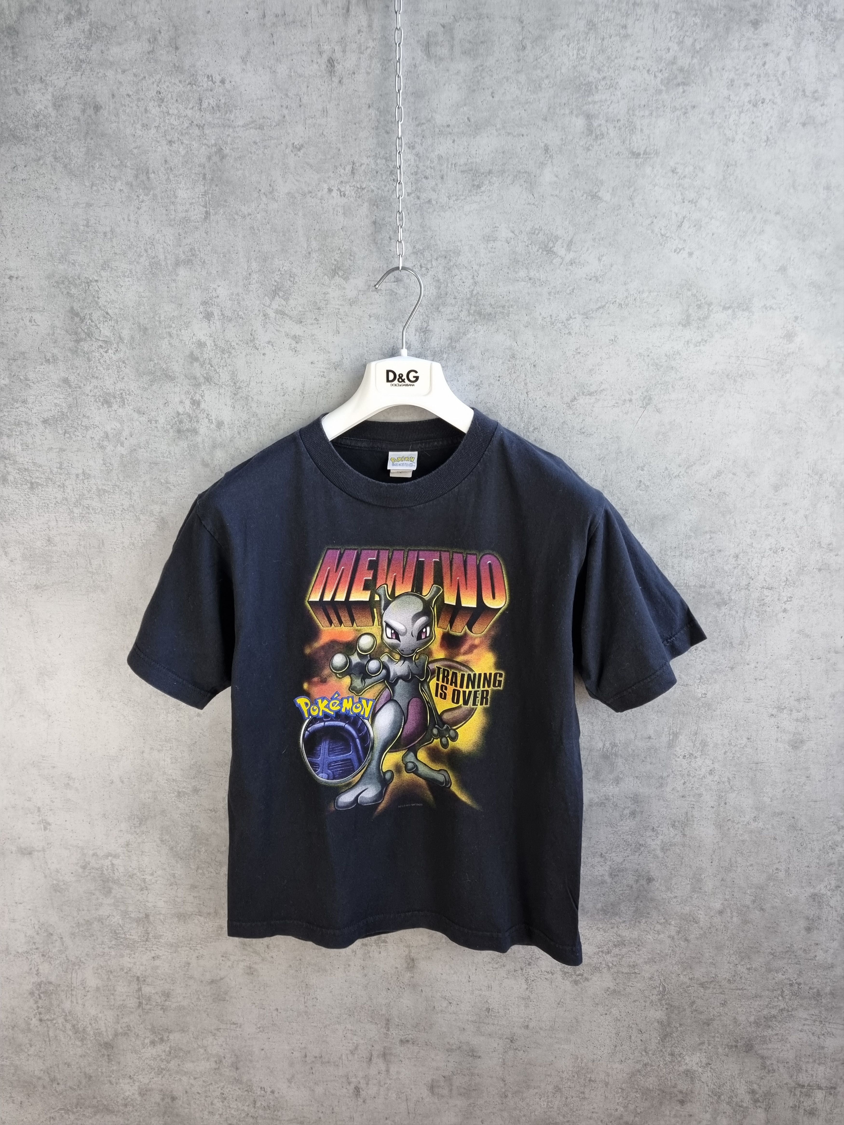Nintendo × Pokemon × Vintage 99' MewTwo Pokemon Training is over vintage tee shirt Size US S / EU 44-46 / 1 - 8 Thumbnail