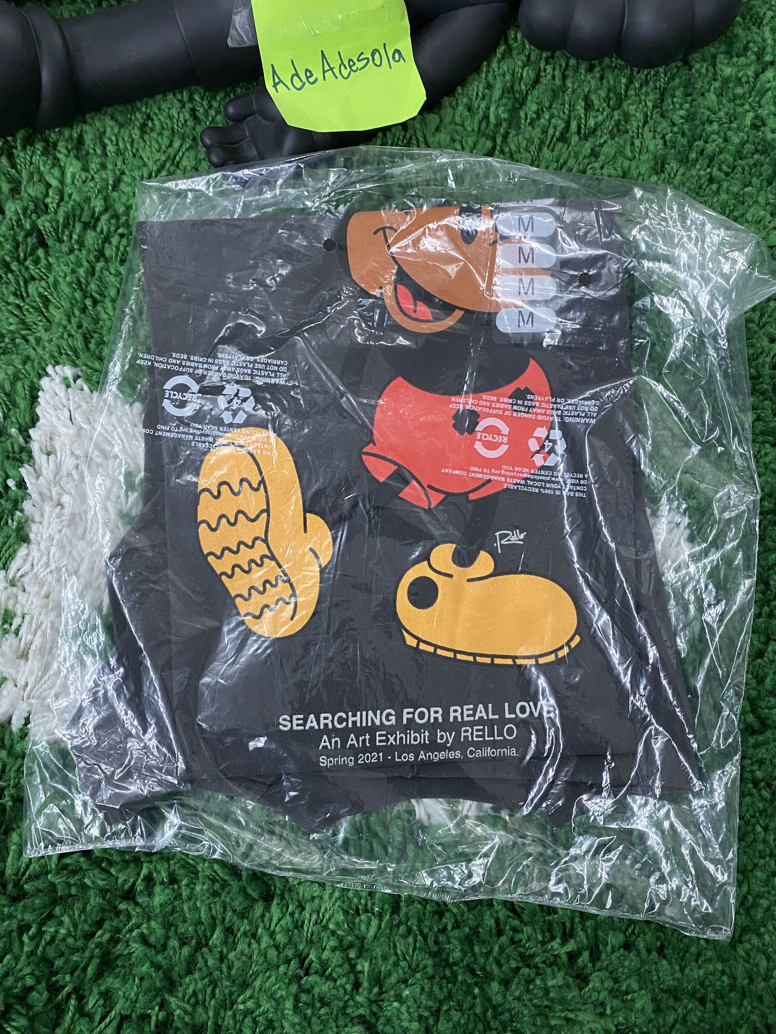 Other × Vintage Rello - Searching For Real Love OZZY Tee (Vintage Black) Size US M / EU 48-50 / 2 - 3 Thumbnail