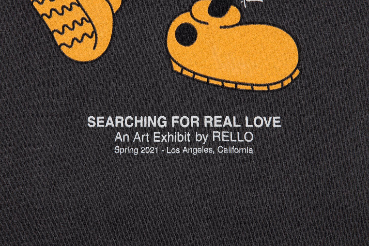 Other × Vintage Rello - Searching For Real Love OZZY Tee (Vintage Black) Size US M / EU 48-50 / 2 - 5 Thumbnail