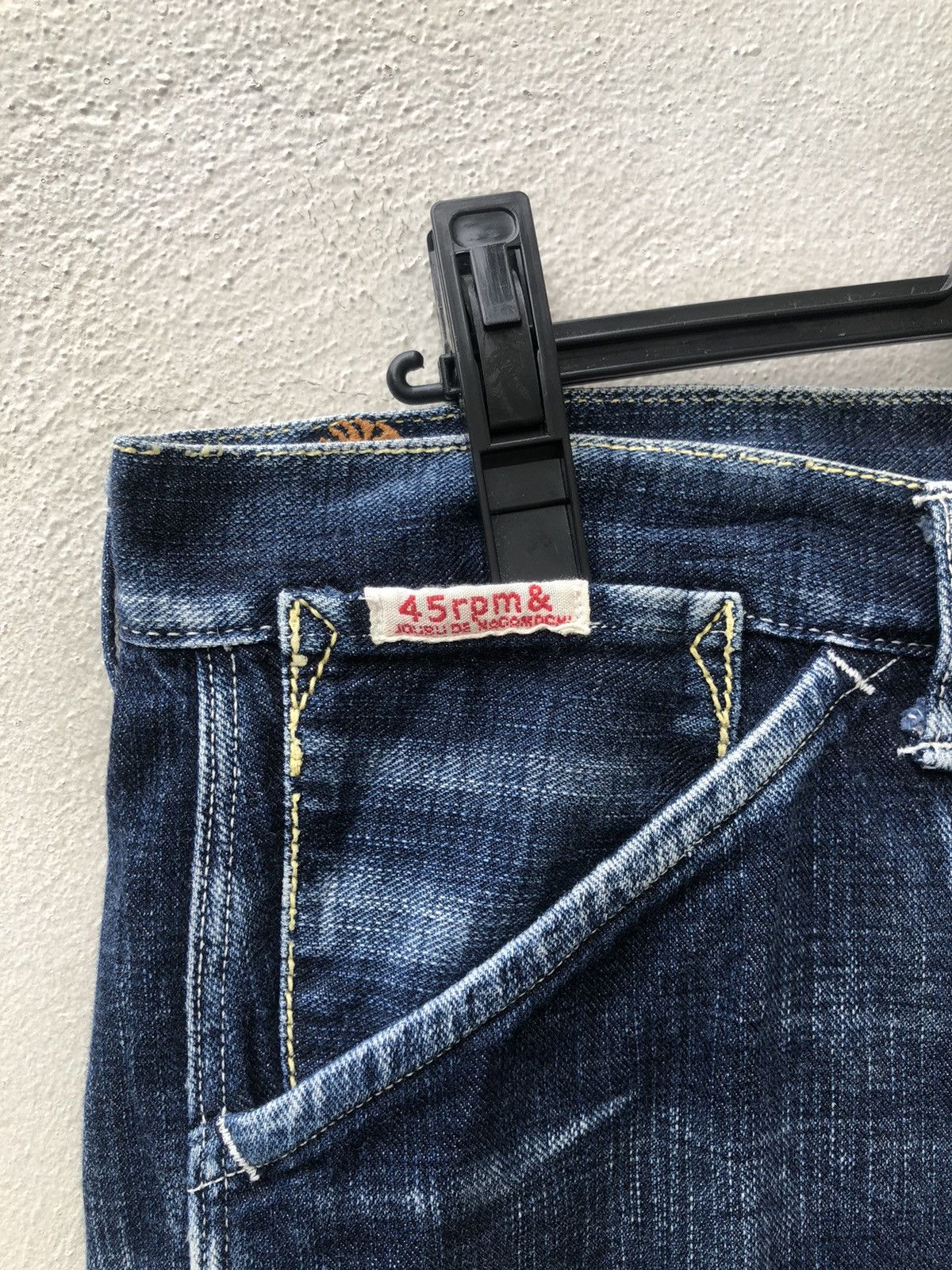 45rpm Vintage 45rpm Japan Loose Denim Wide Leg Jeans Size US 33 - 3 Thumbnail