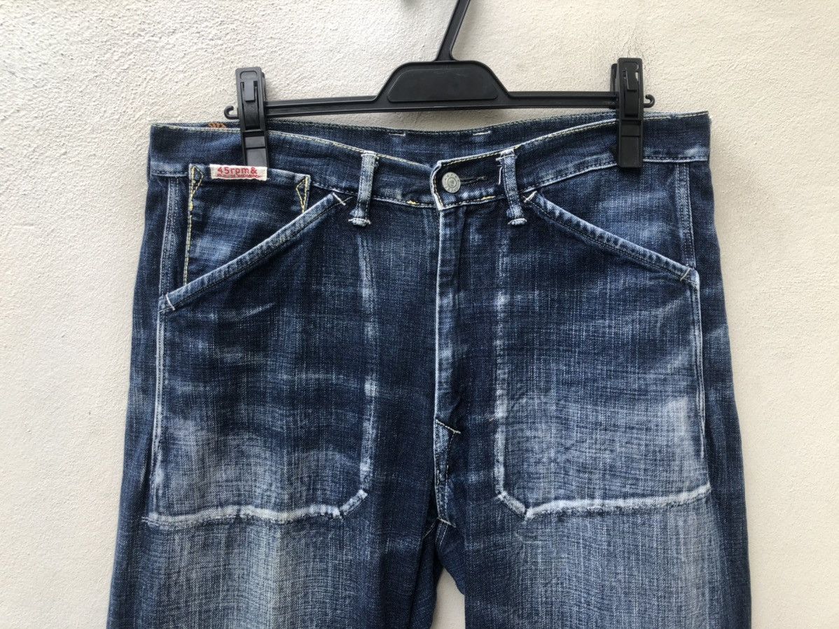 45rpm Vintage 45rpm Japan Loose Denim Wide Leg Jeans Size US 33 - 2 Thumbnail