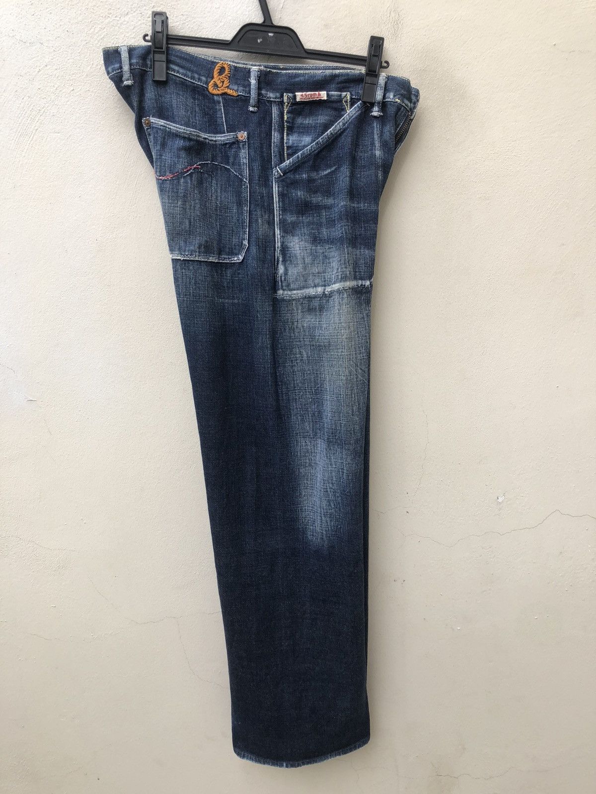 45rpm Vintage 45rpm Japan Loose Denim Wide Leg Jeans Size US 33 - 18 Thumbnail