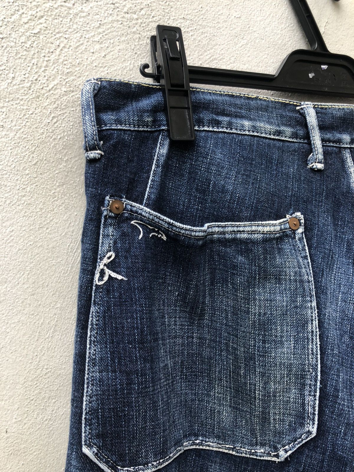 45rpm Vintage 45rpm Japan Loose Denim Wide Leg Jeans Size US 33 - 10 Thumbnail