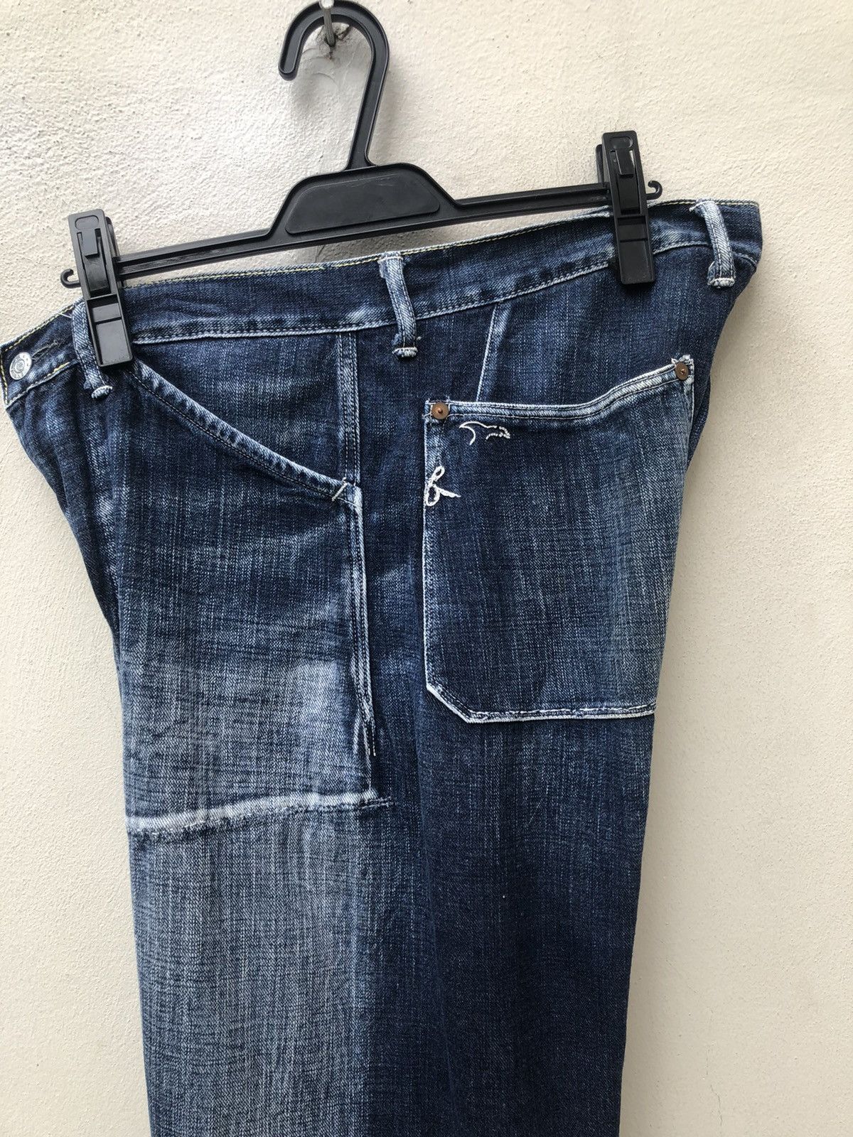 45rpm Vintage 45rpm Japan Loose Denim Wide Leg Jeans Size US 33 - 17 Thumbnail
